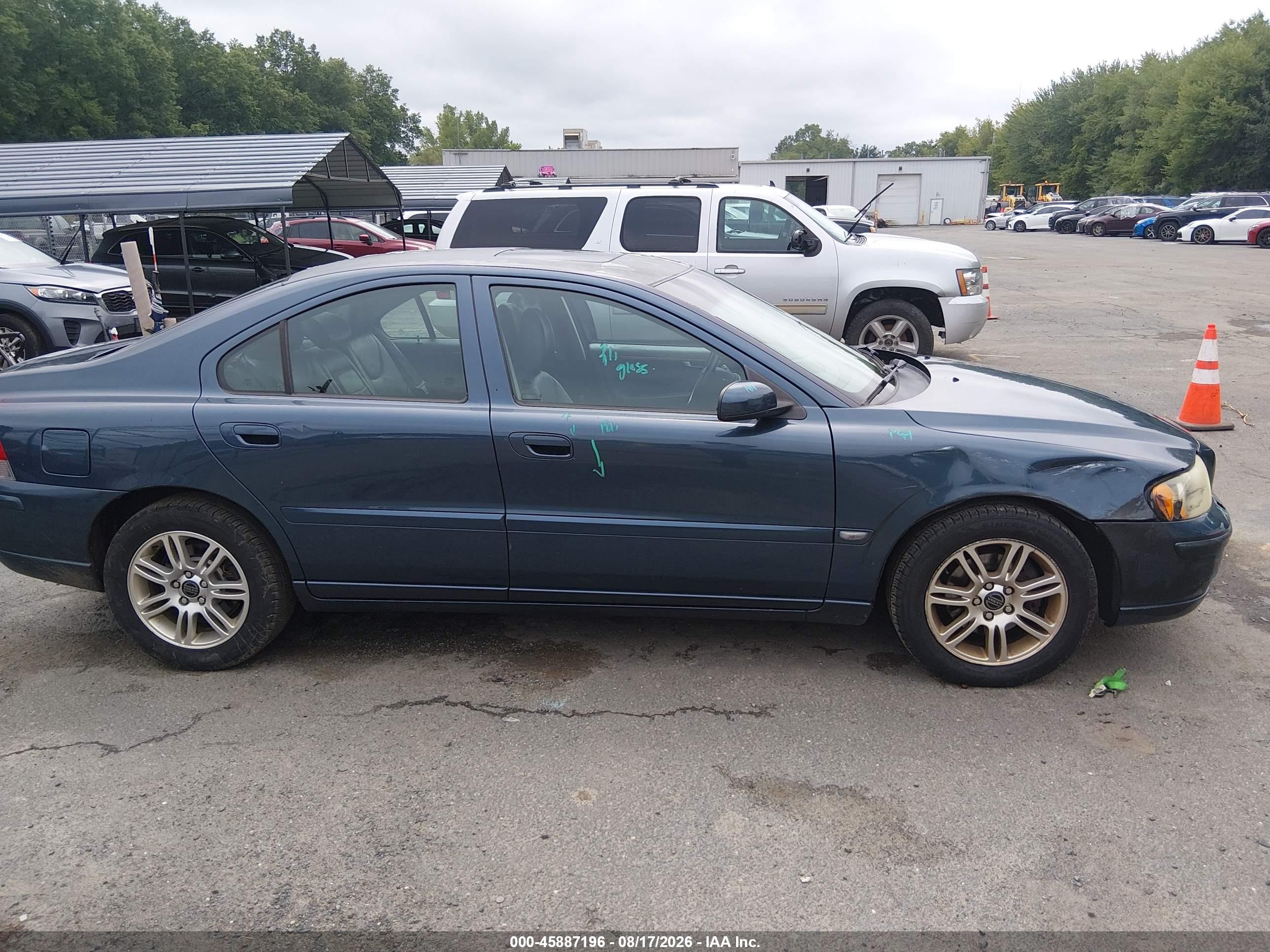 2006 Volvo S60 2.5t Blue vin: YV1RS592X62555306
