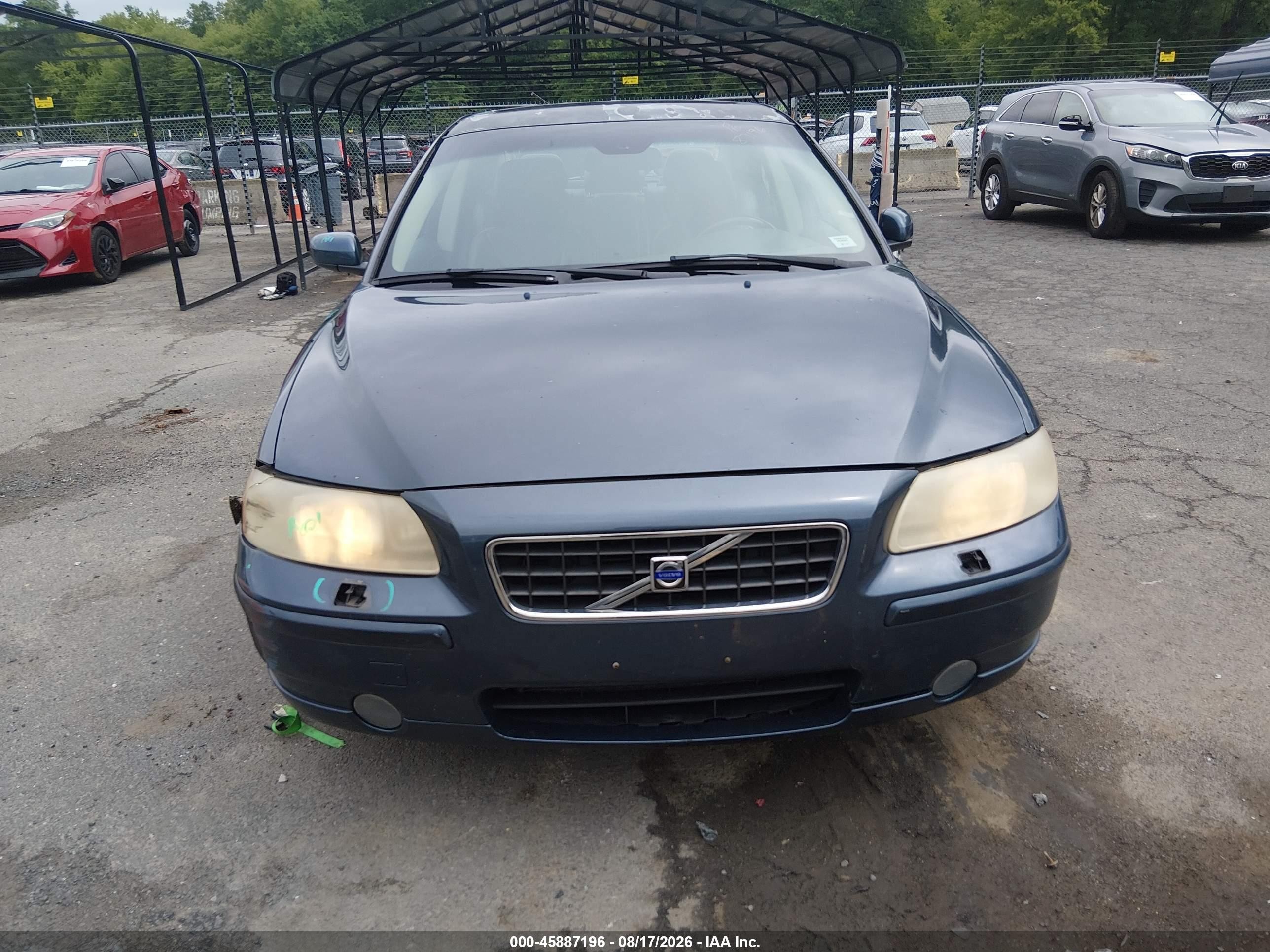 2006 Volvo S60 2.5t Blue vin: YV1RS592X62555306