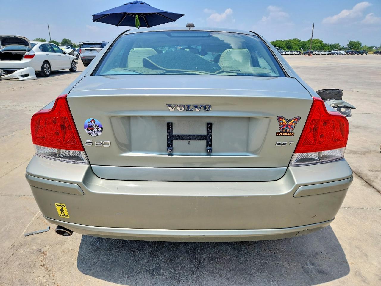 2007 Volvo S60 2.5t Green vin: YV1RS592X72634363