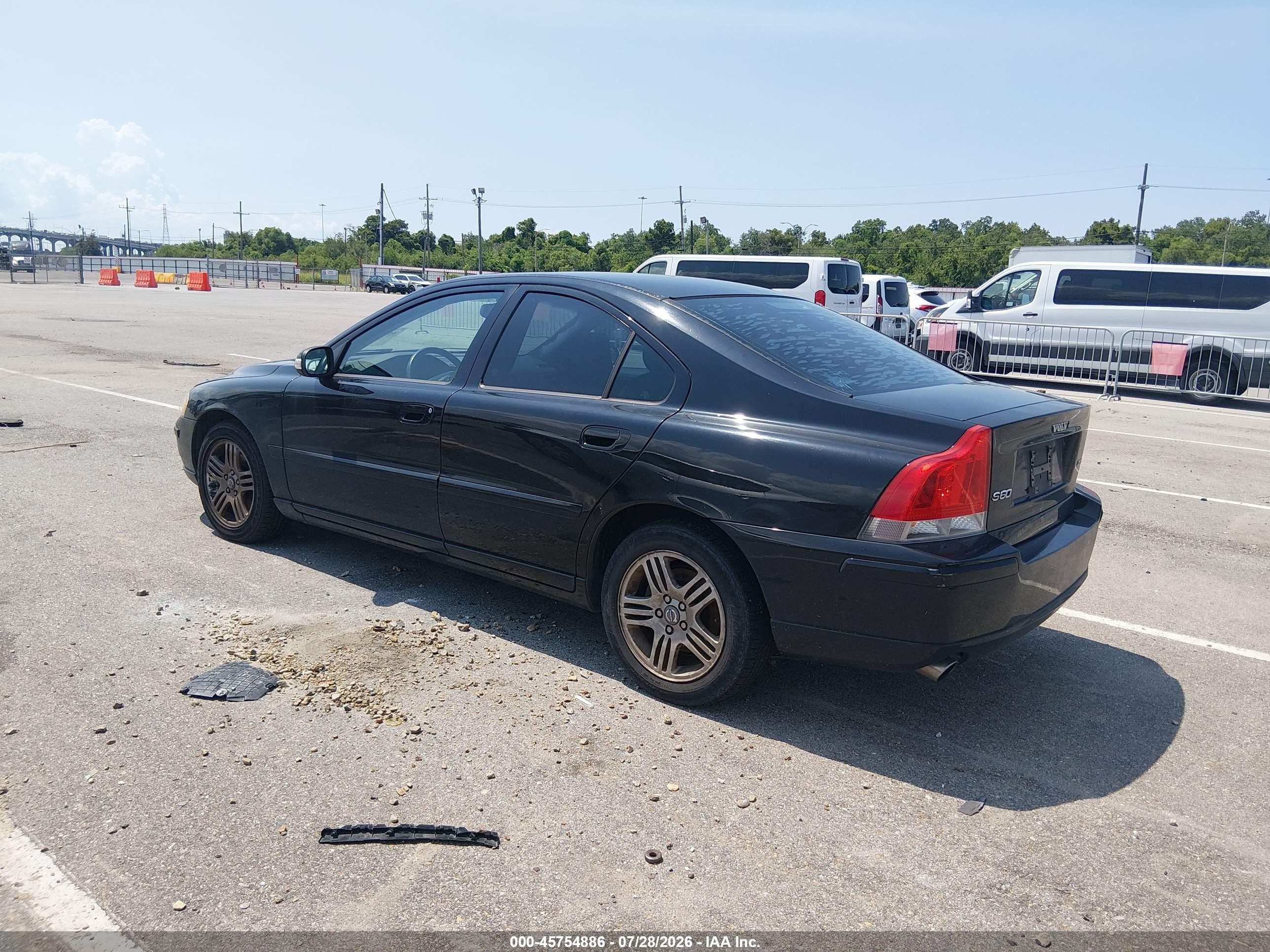 2008 Volvo S60 2.5t/2.5t W/snrf Black vin: YV1RS592X82686092