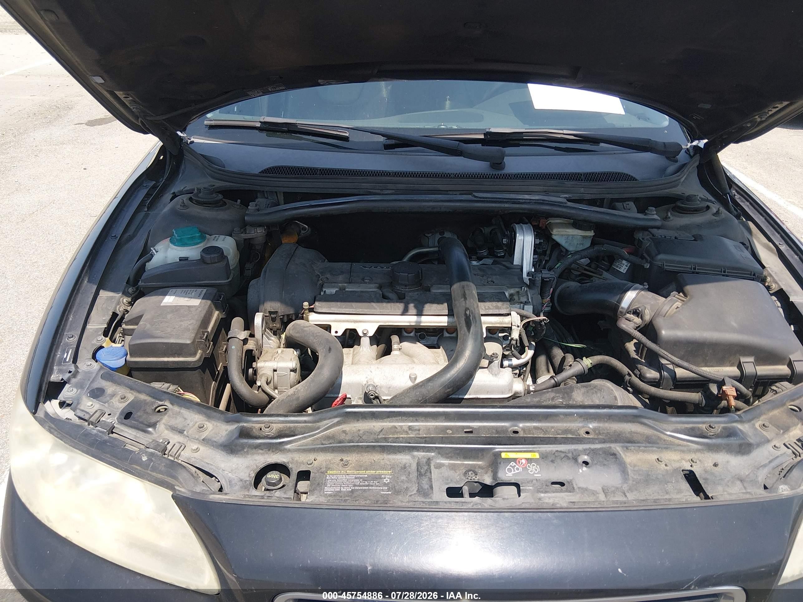 2008 Volvo S60 2.5t/2.5t W/snrf Black vin: YV1RS592X82686092