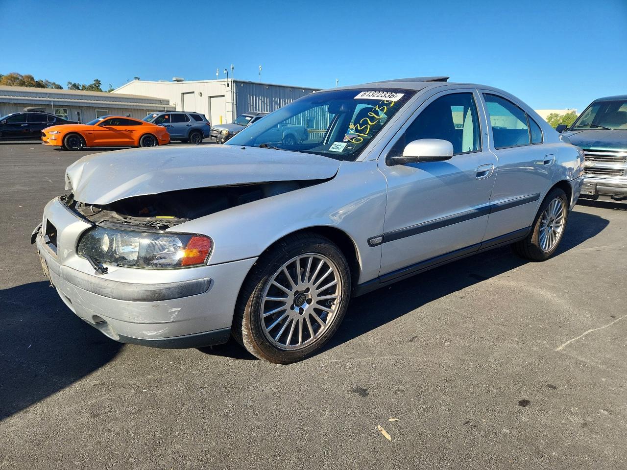 2004 Volvo S60 2.5t Silver vin: YV1RS59V342388195
