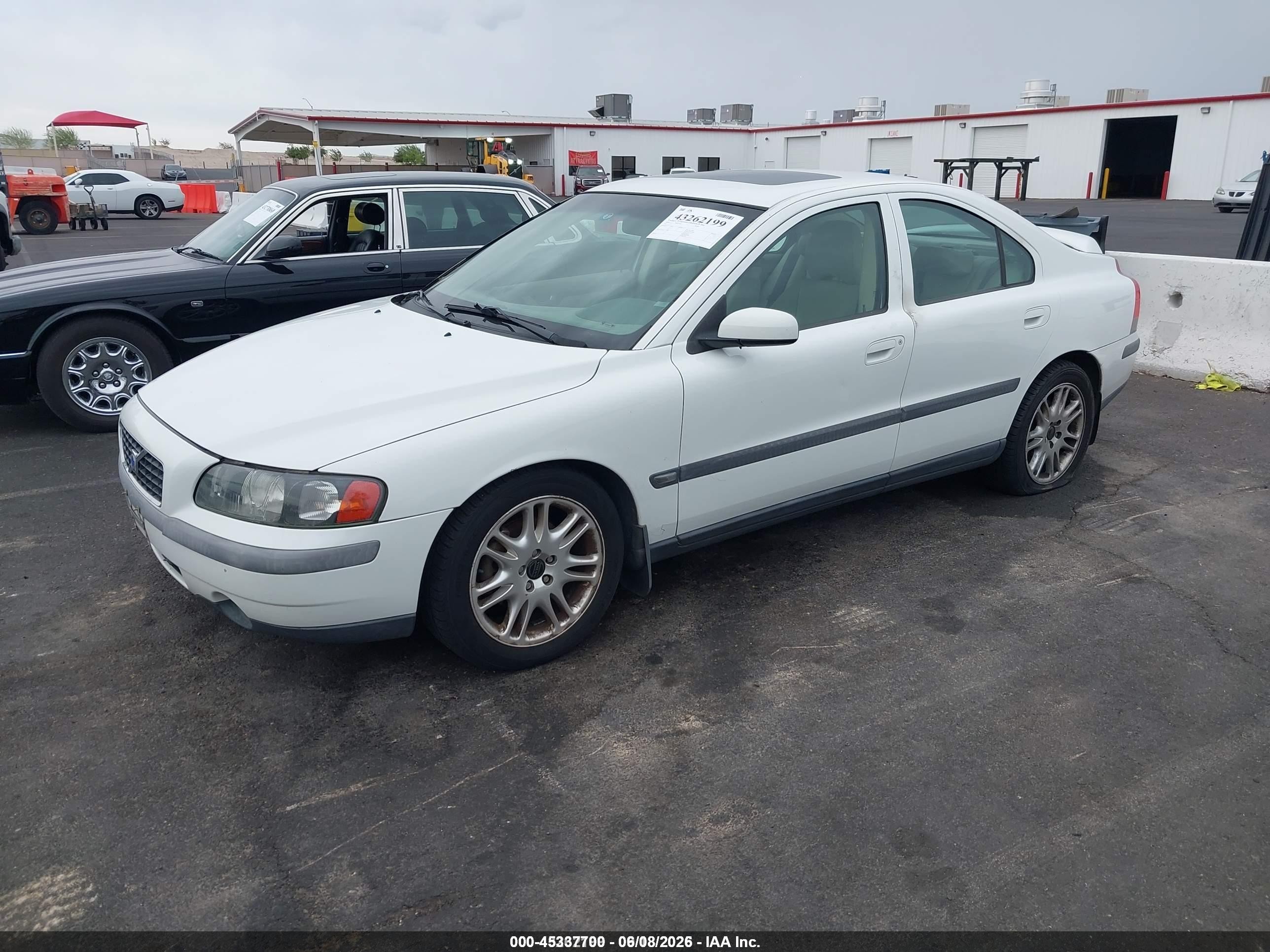 2004 Volvo S60 2.5t White vin: YV1RS59V542351665
