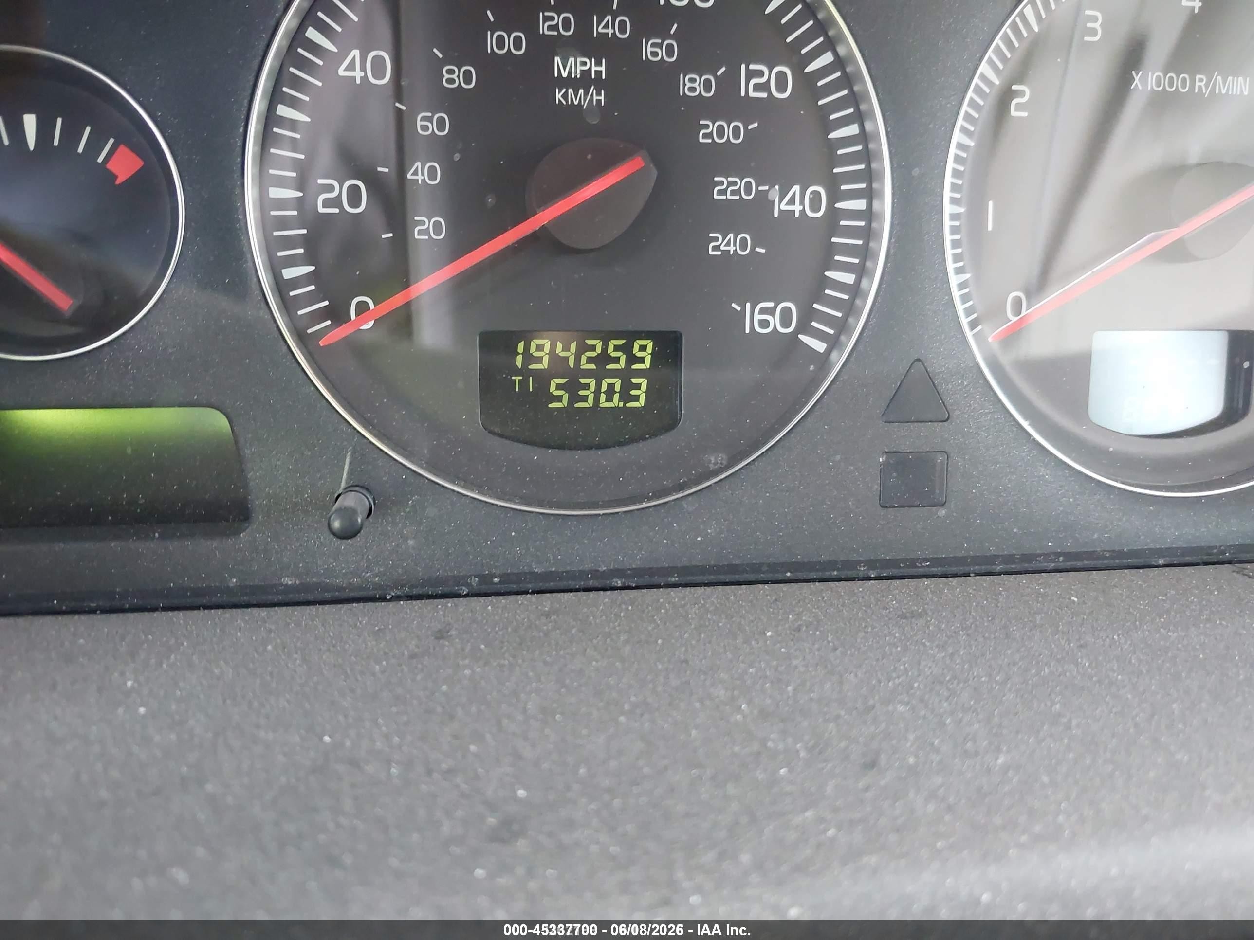 2004 Volvo S60 2.5t White vin: YV1RS59V542351665