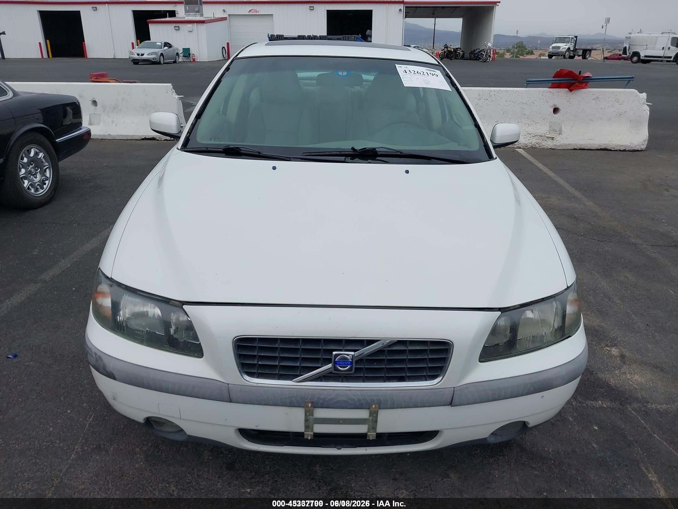 2004 Volvo S60 2.5t White vin: YV1RS59V542351665