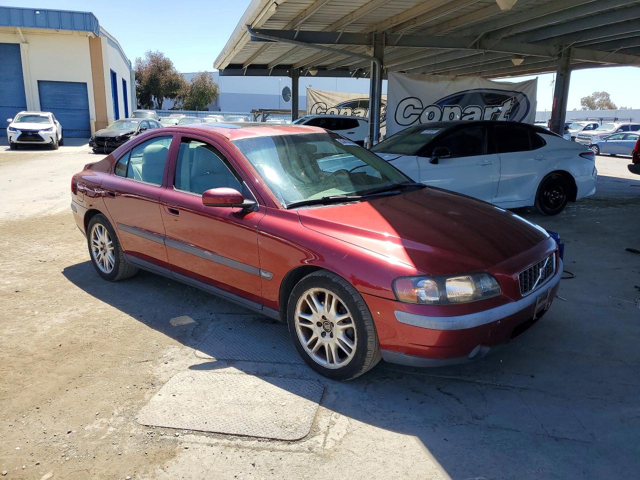 2004 Volvo S60 2.5t Red vin: YV1RS59V642402655