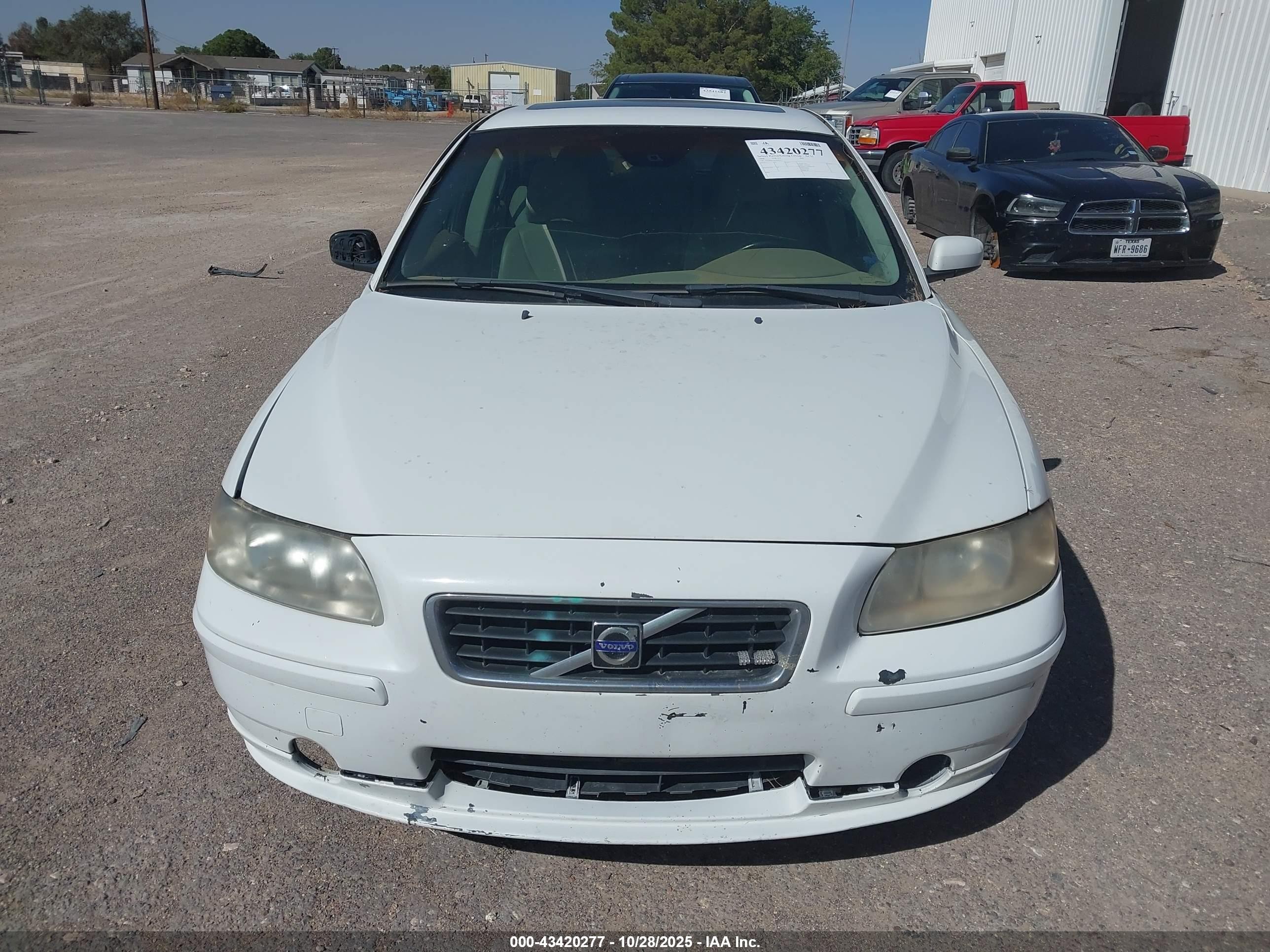 2005 Volvo S60 2.4 White vin: YV1RS612652464212