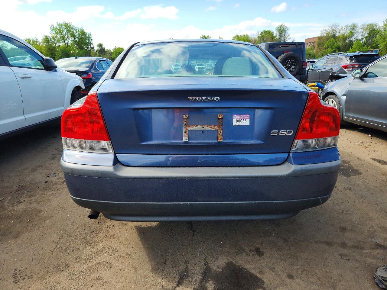 2001 Volvo S60 Blue vin: YV1RS61N412010805
