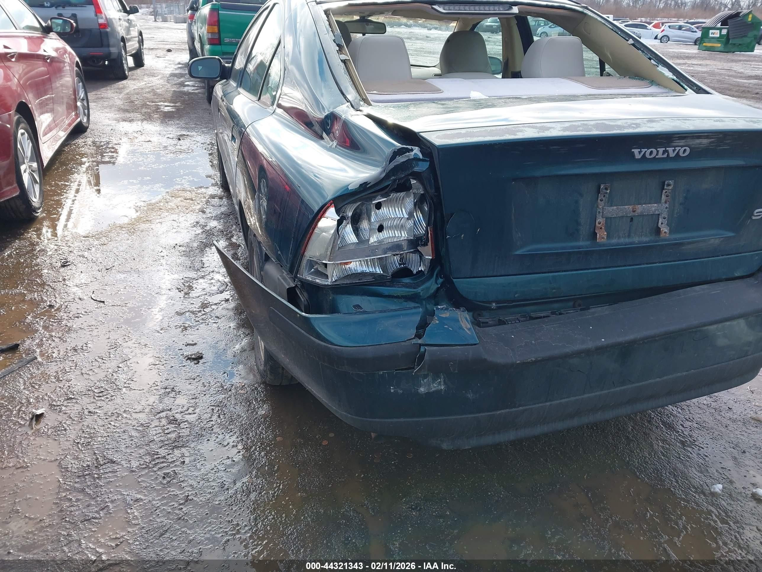 2002 Volvo S60 2.4 Зеленый vin: YV1RS61R022158888