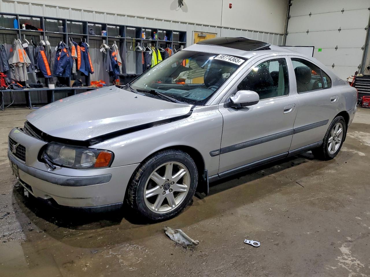 2002 Volvo S60 Gray vin: YV1RS61R222166782