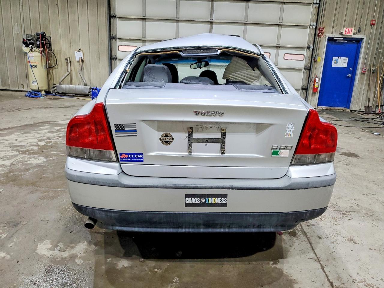 2002 Volvo S60 Gray vin: YV1RS61R222166782