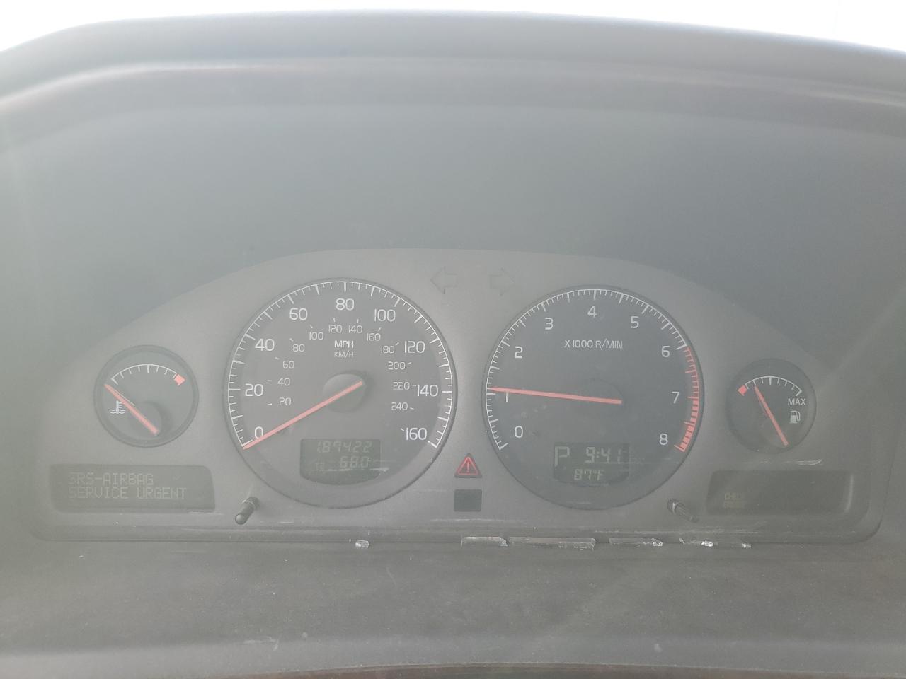 2002 Volvo S60 Silver vin: YV1RS61R222170301