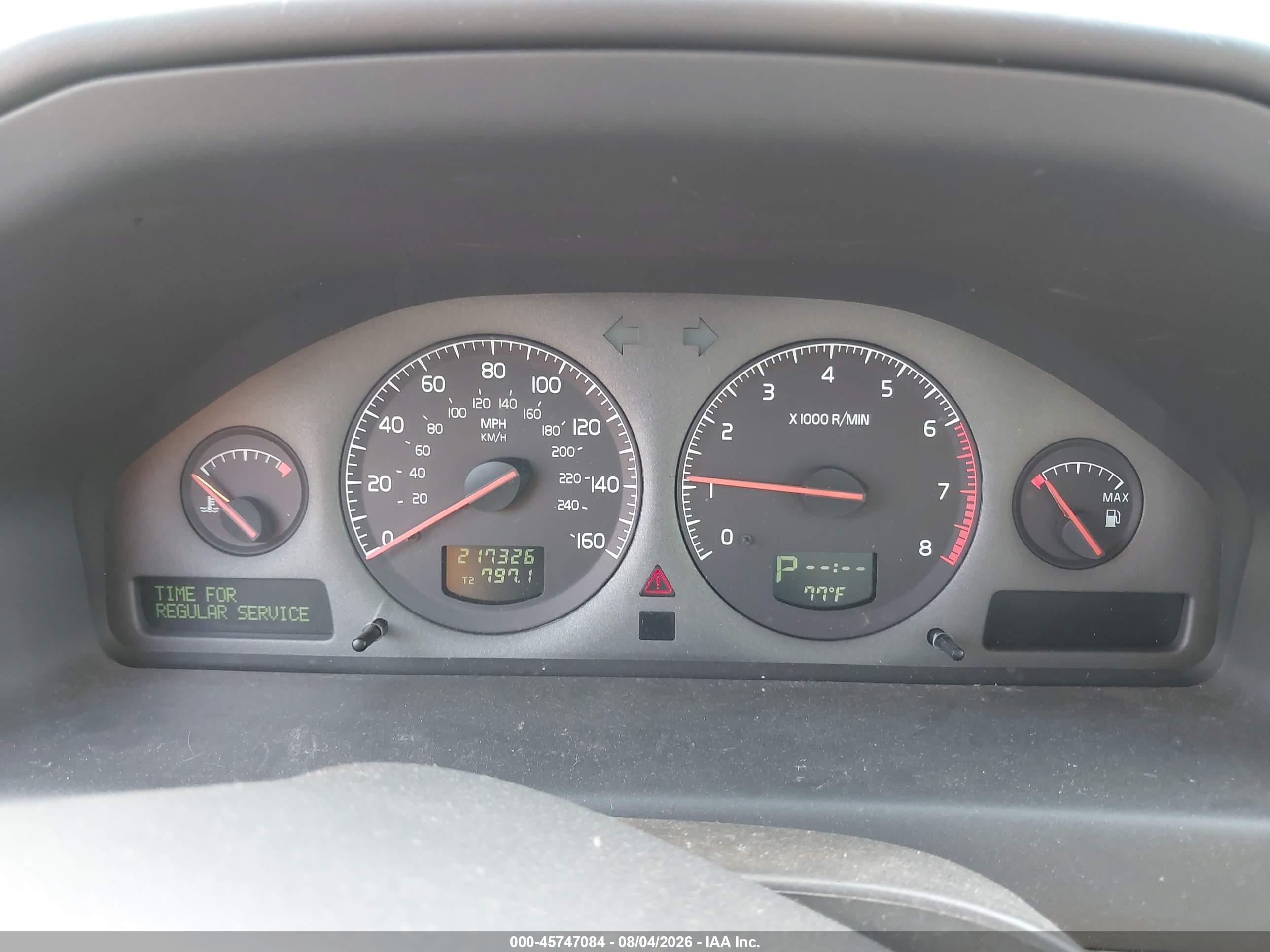 2002 Volvo S60 2.4 Beige vin: YV1RS61R222176549