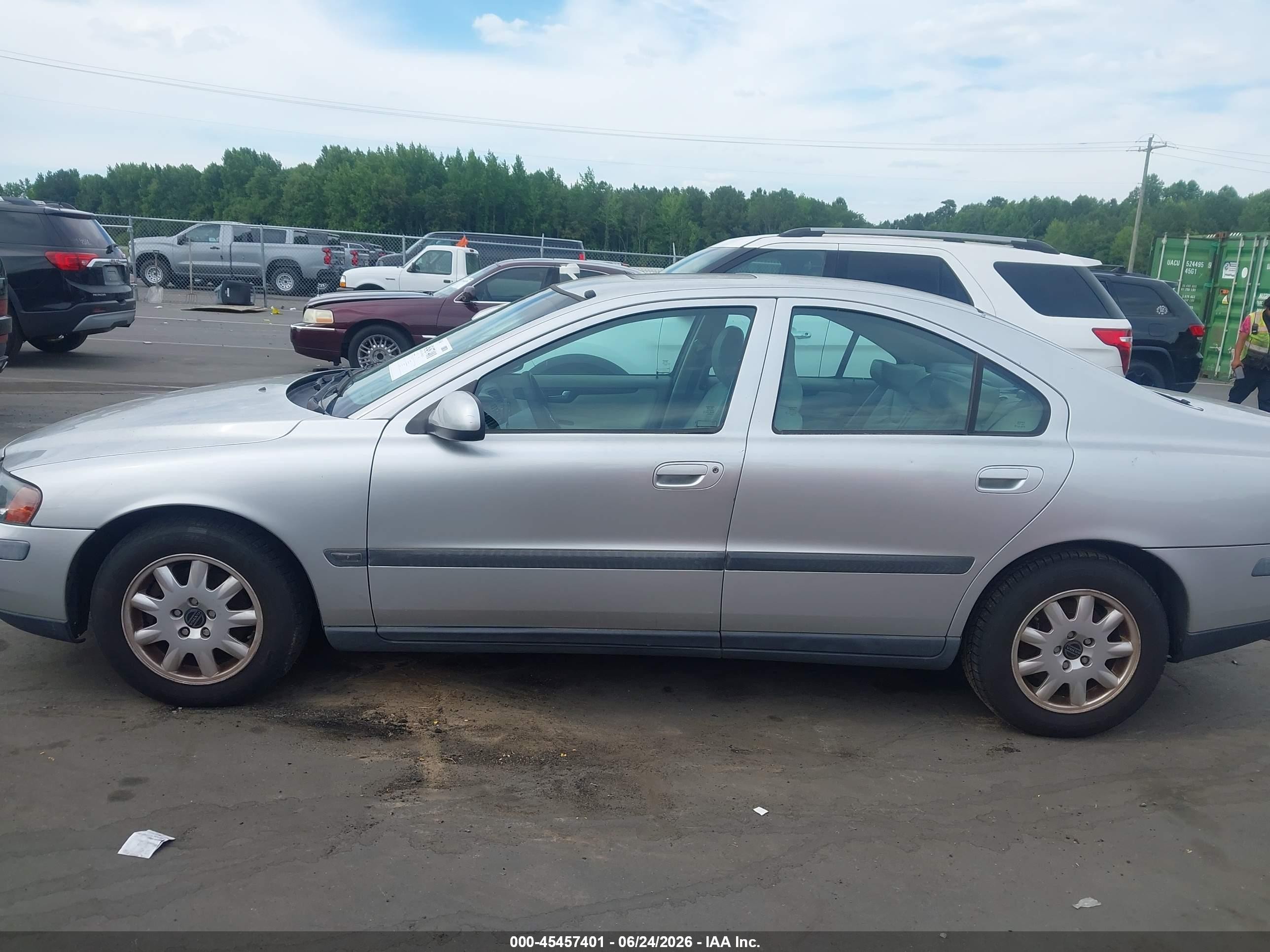 2001 Volvo S60 2.4 Silver vin: YV1RS61R312059027