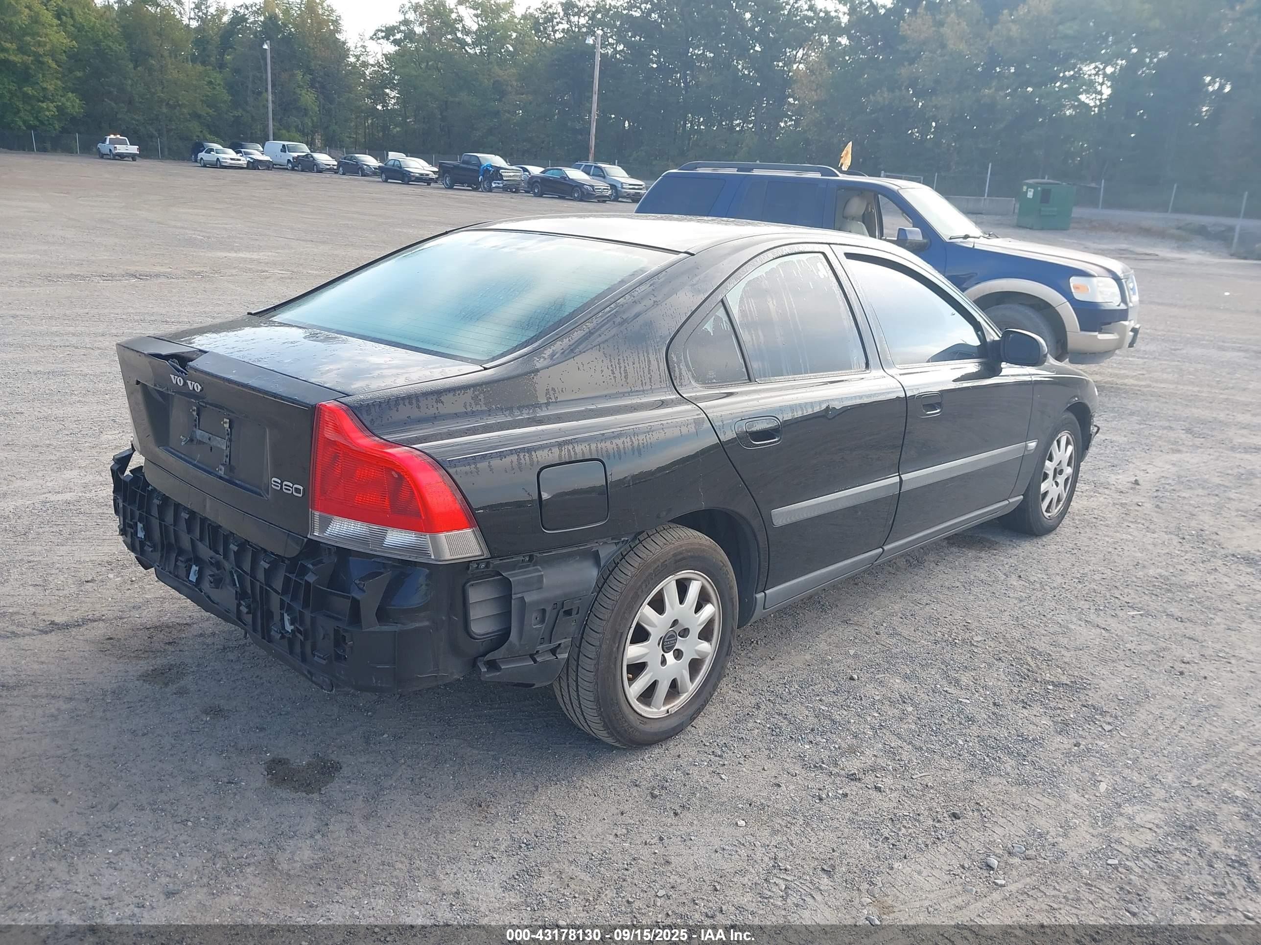 2002 Volvo S60 2.4 Black vin: YV1RS61R322098265