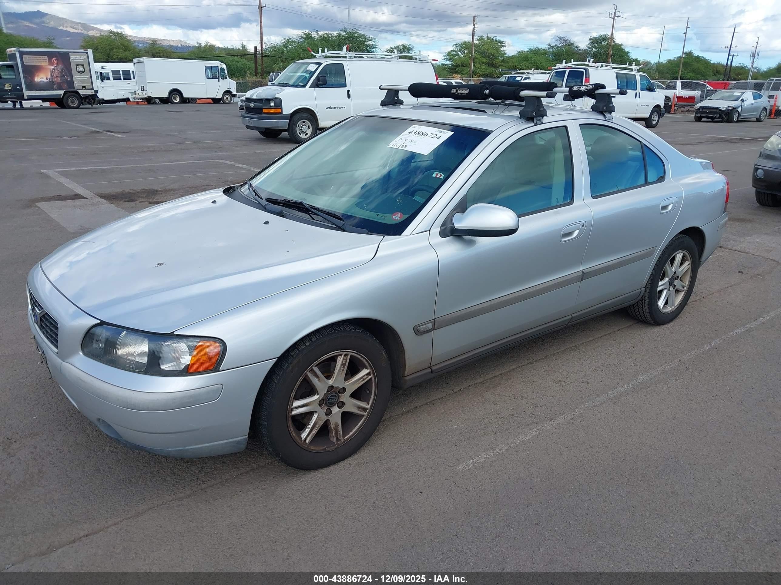 2002 Volvo S60 2.4 Silver vin: YV1RS61R322158206