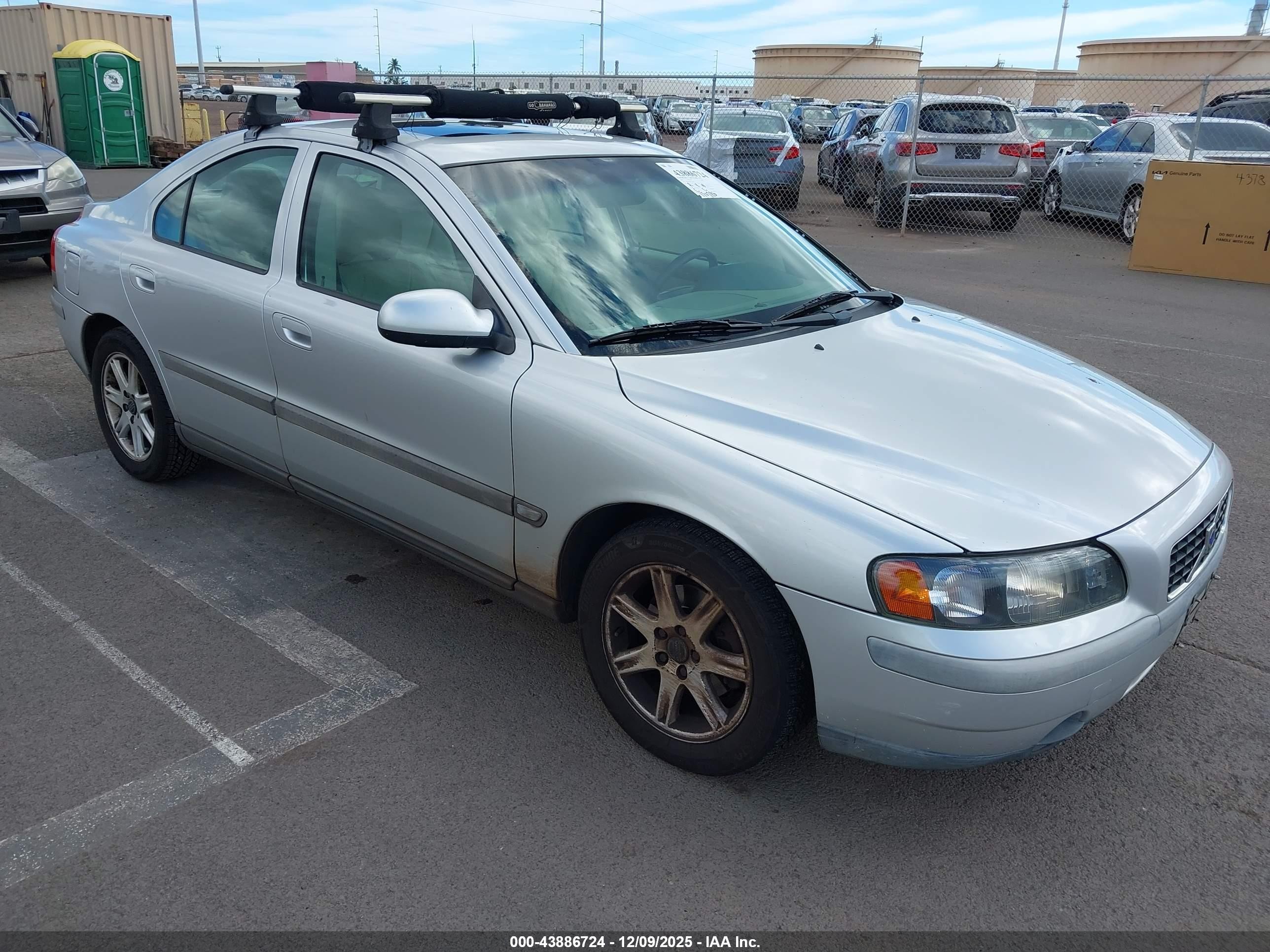 2002 Volvo S60 2.4 Silver vin: YV1RS61R322158206