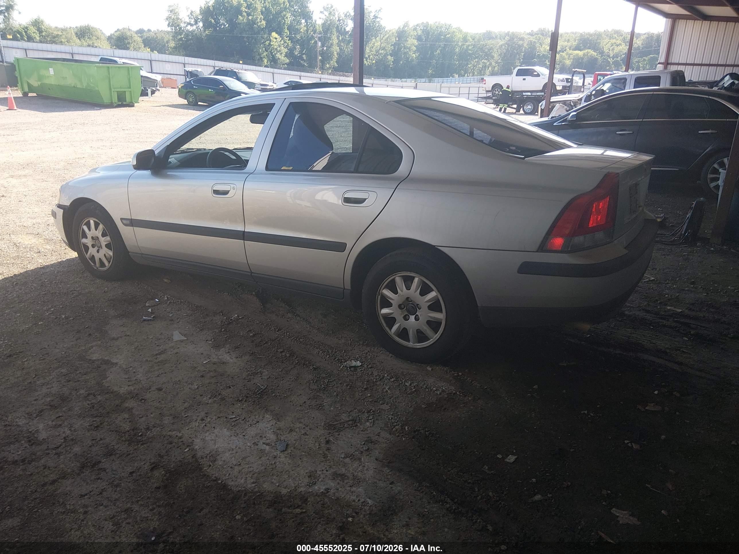 2002 Volvo S60 2.4 Silver vin: YV1RS61R322162417