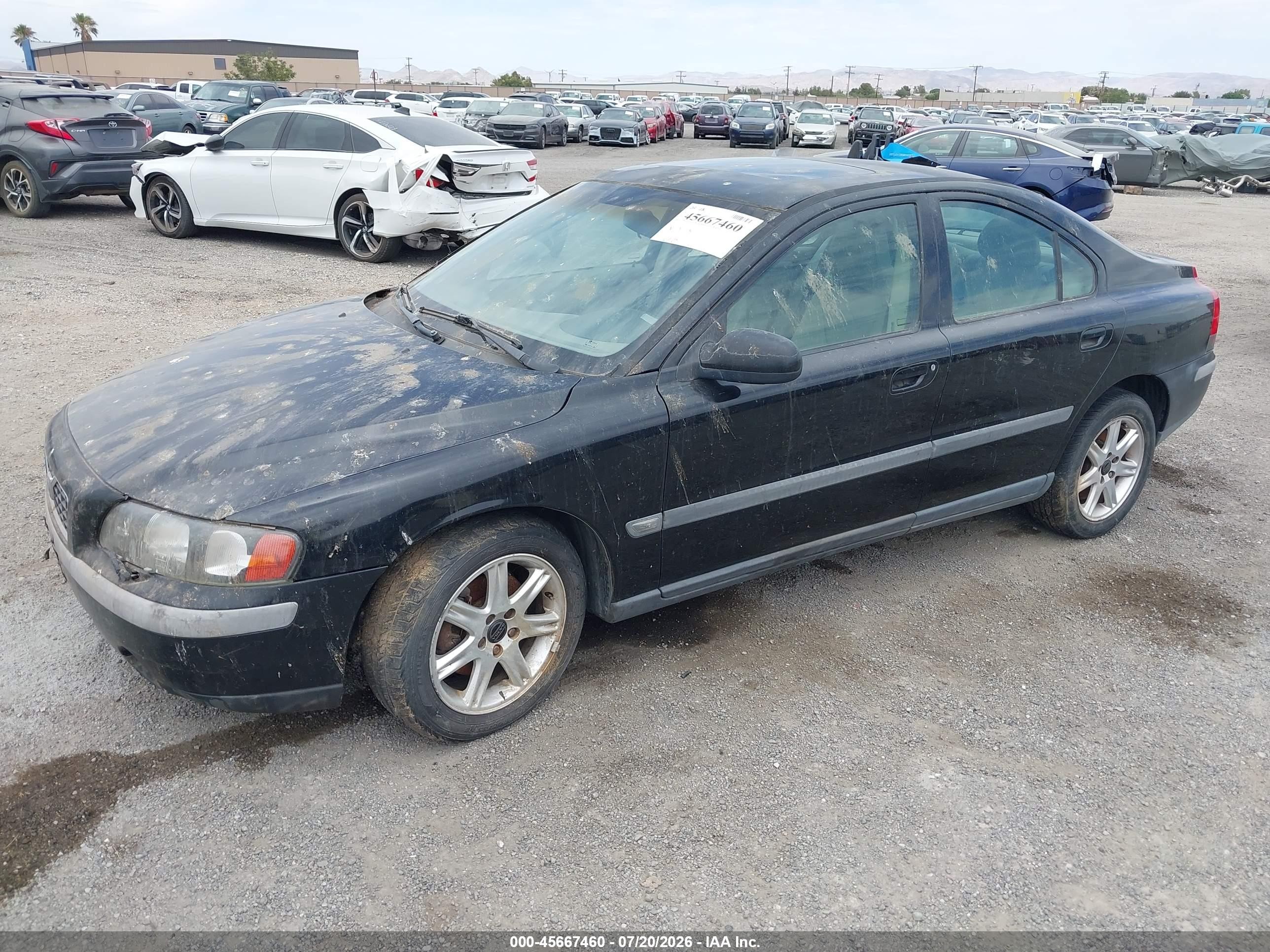 2001 Volvo S60 2.4 Black vin: YV1RS61R512058350
