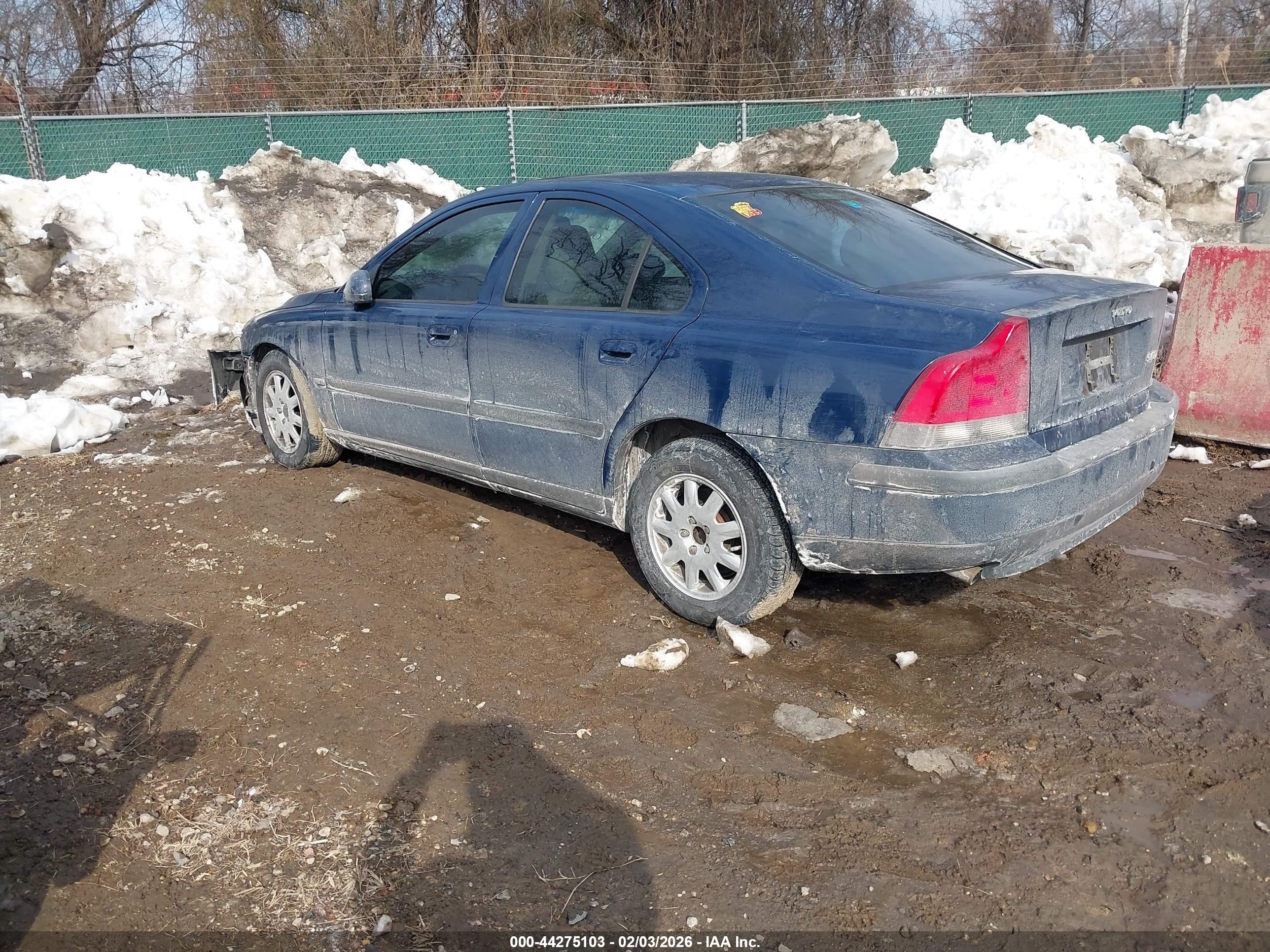 2002 Volvo S60 2.4 Dark Blue vin: YV1RS61R522109265