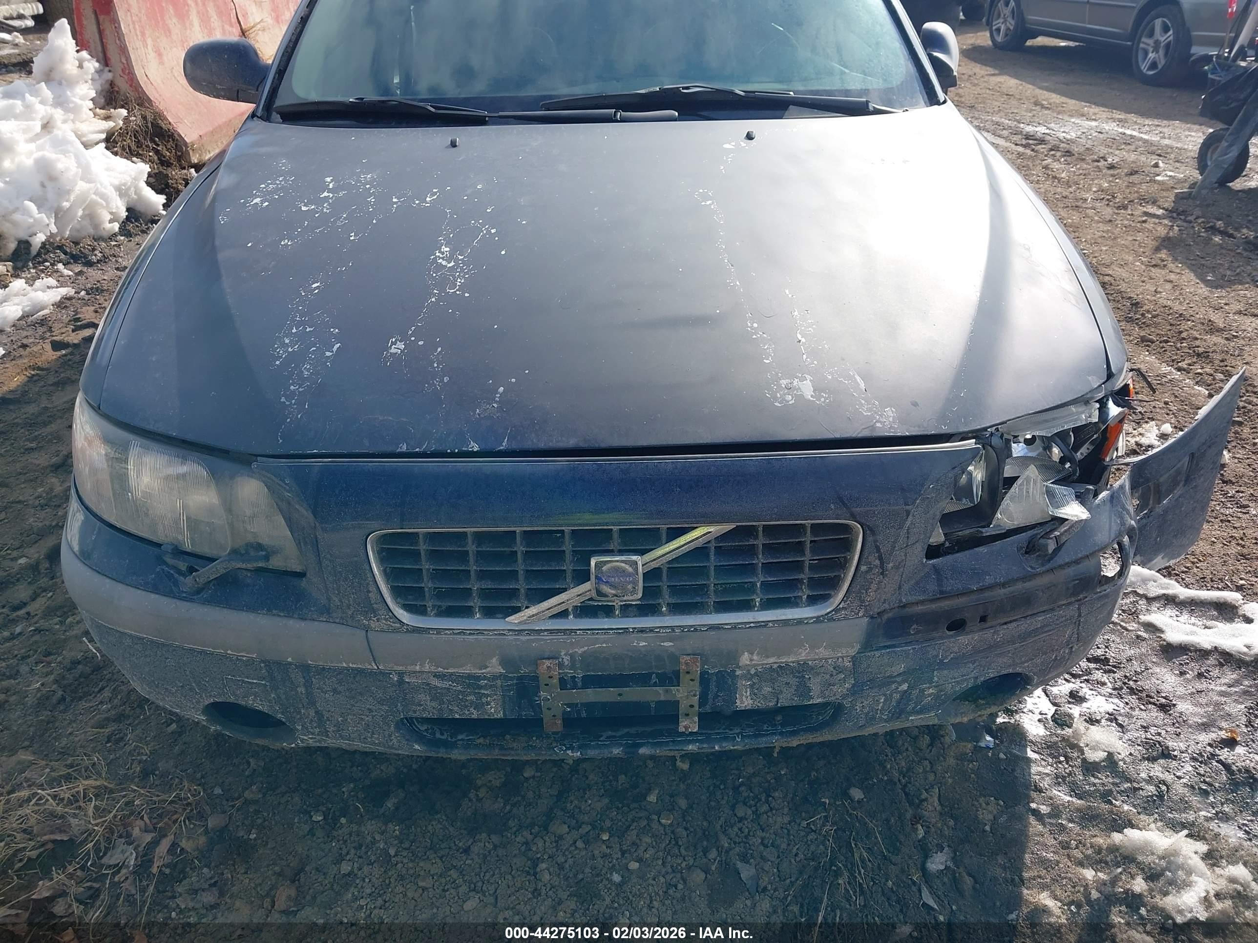 2002 Volvo S60 2.4 Dark Blue vin: YV1RS61R522109265