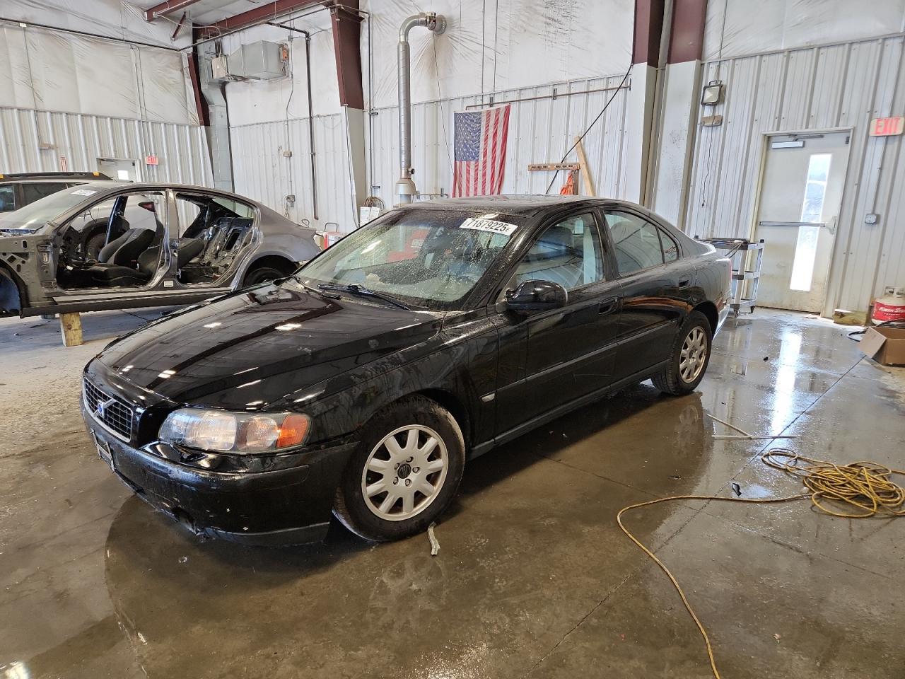 2002 Volvo S60 Черный vin: YV1RS61R522158630