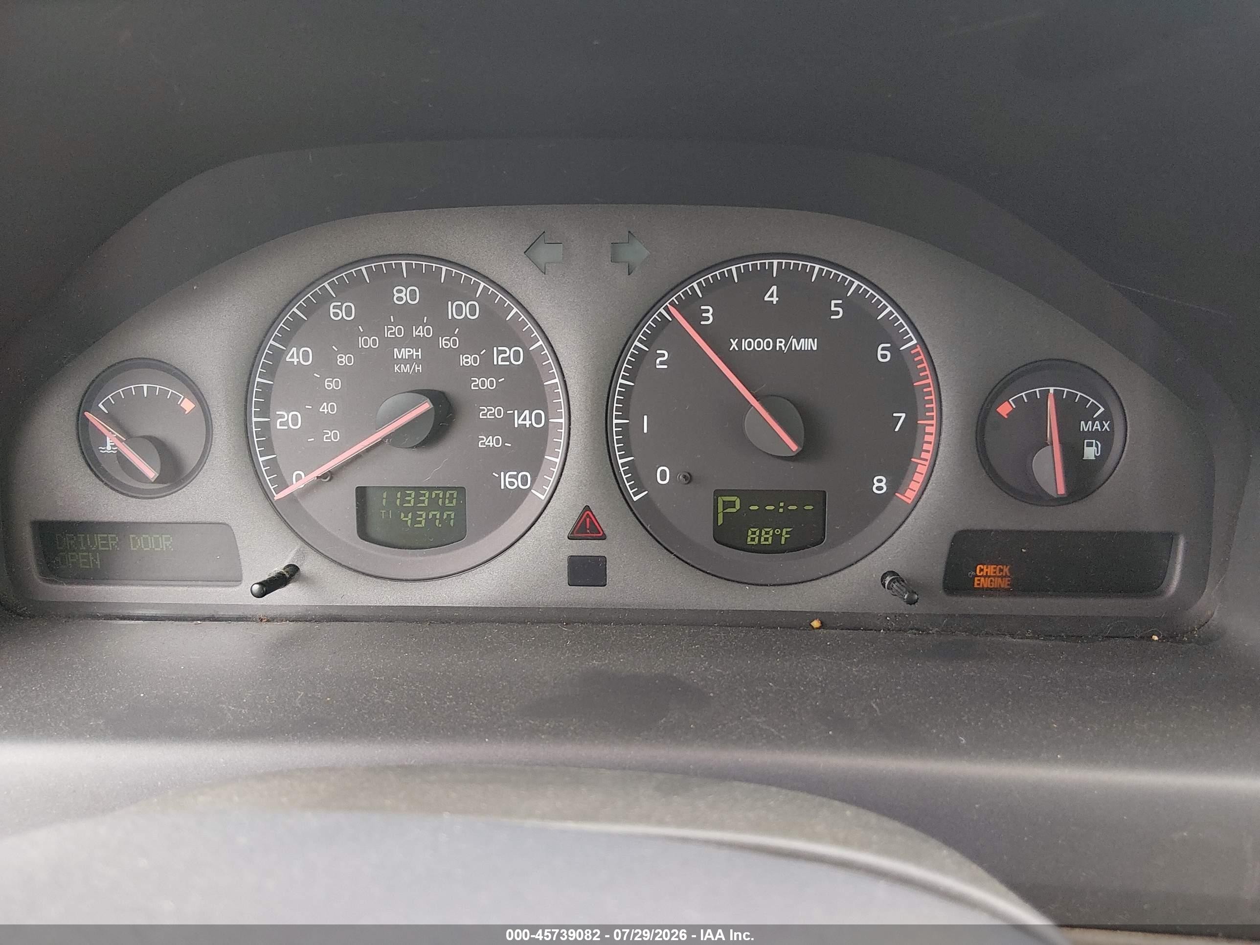 2002 Volvo S60 2.4 Silver vin: YV1RS61R722098429
