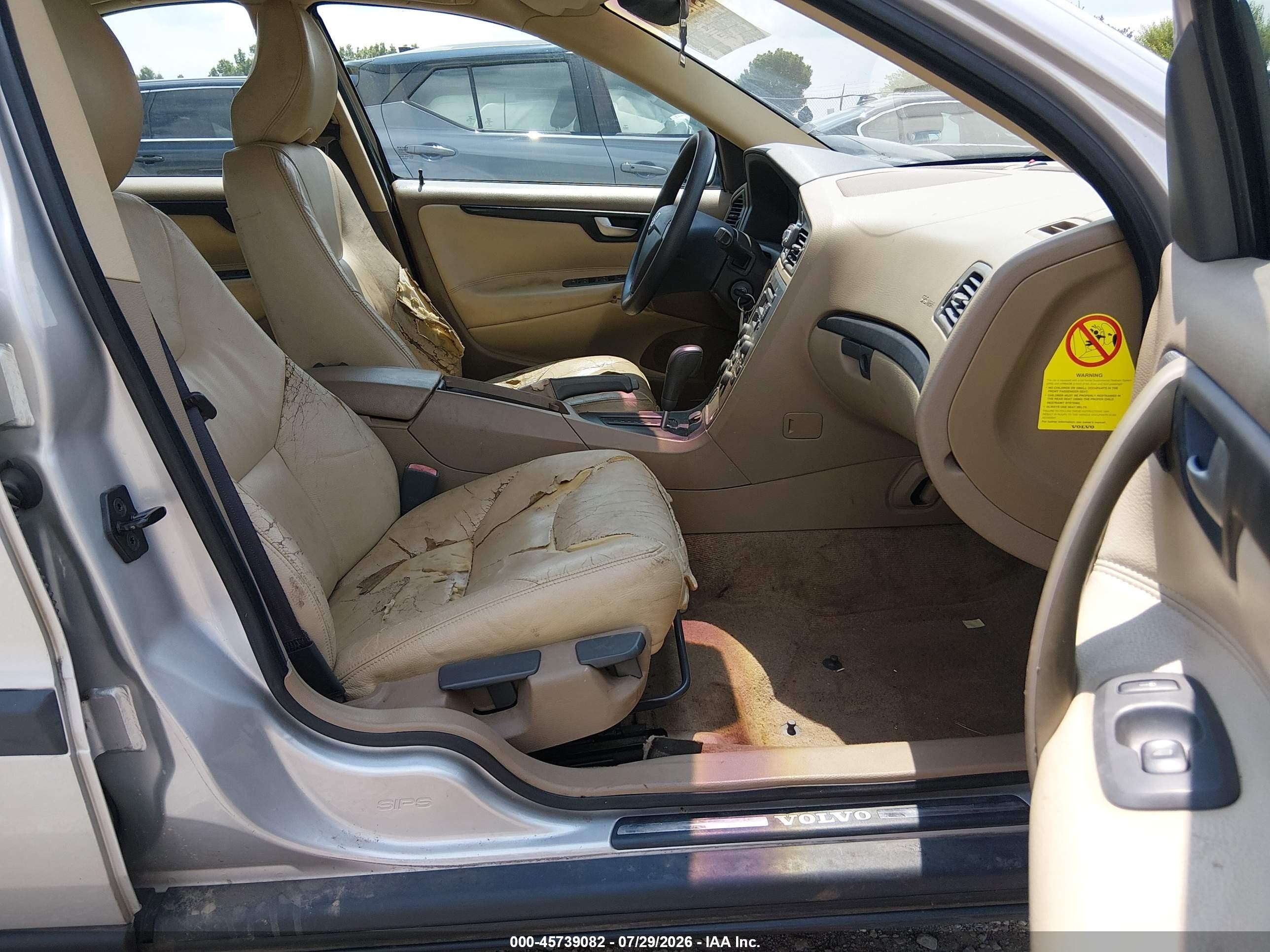 2002 Volvo S60 2.4 Silver vin: YV1RS61R722098429
