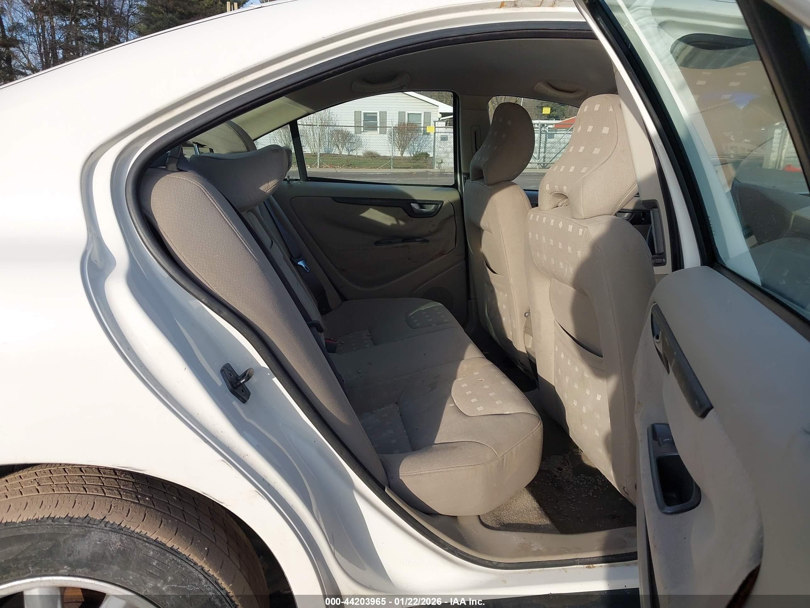 2002 Volvo S60 2.4 White vin: YV1RS61R722107484