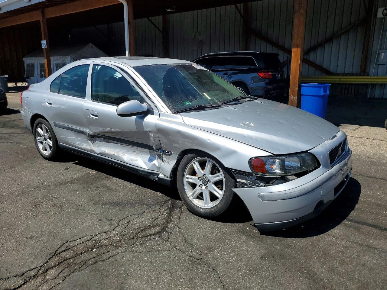 2002 Volv S60 Silver vin: YV1RS61R722165658