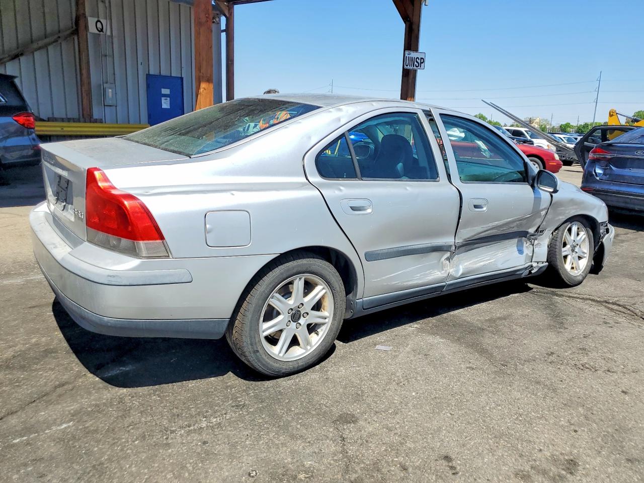 2002 Volv S60 Silver vin: YV1RS61R722165658