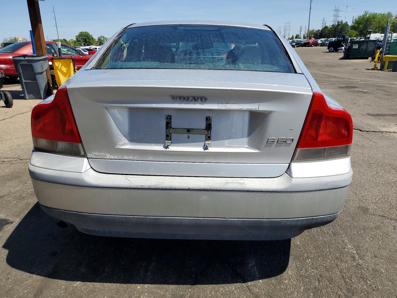 2002 Volv S60 Silver vin: YV1RS61R722165658