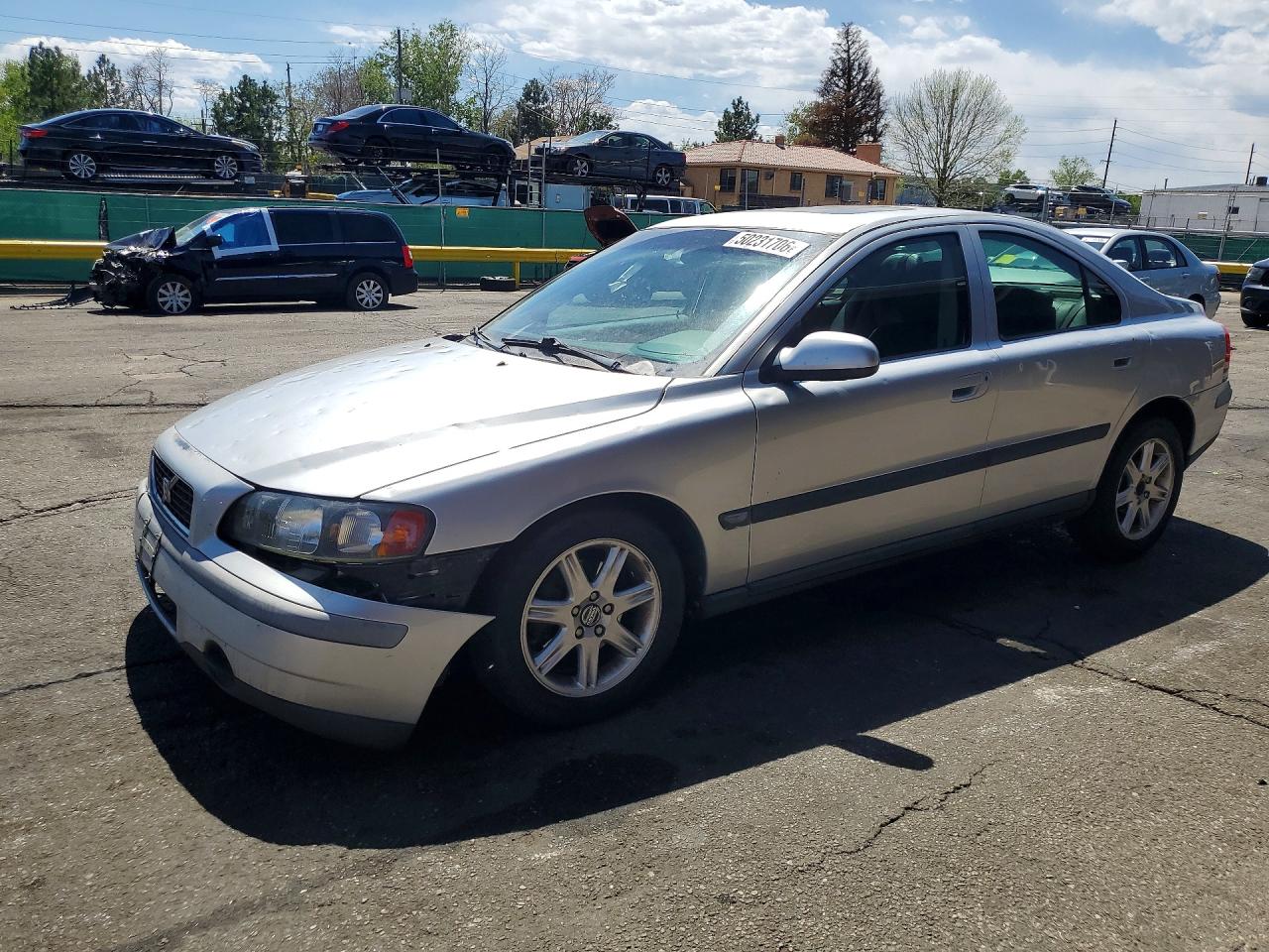2002 Volv S60 Silver vin: YV1RS61R722165658