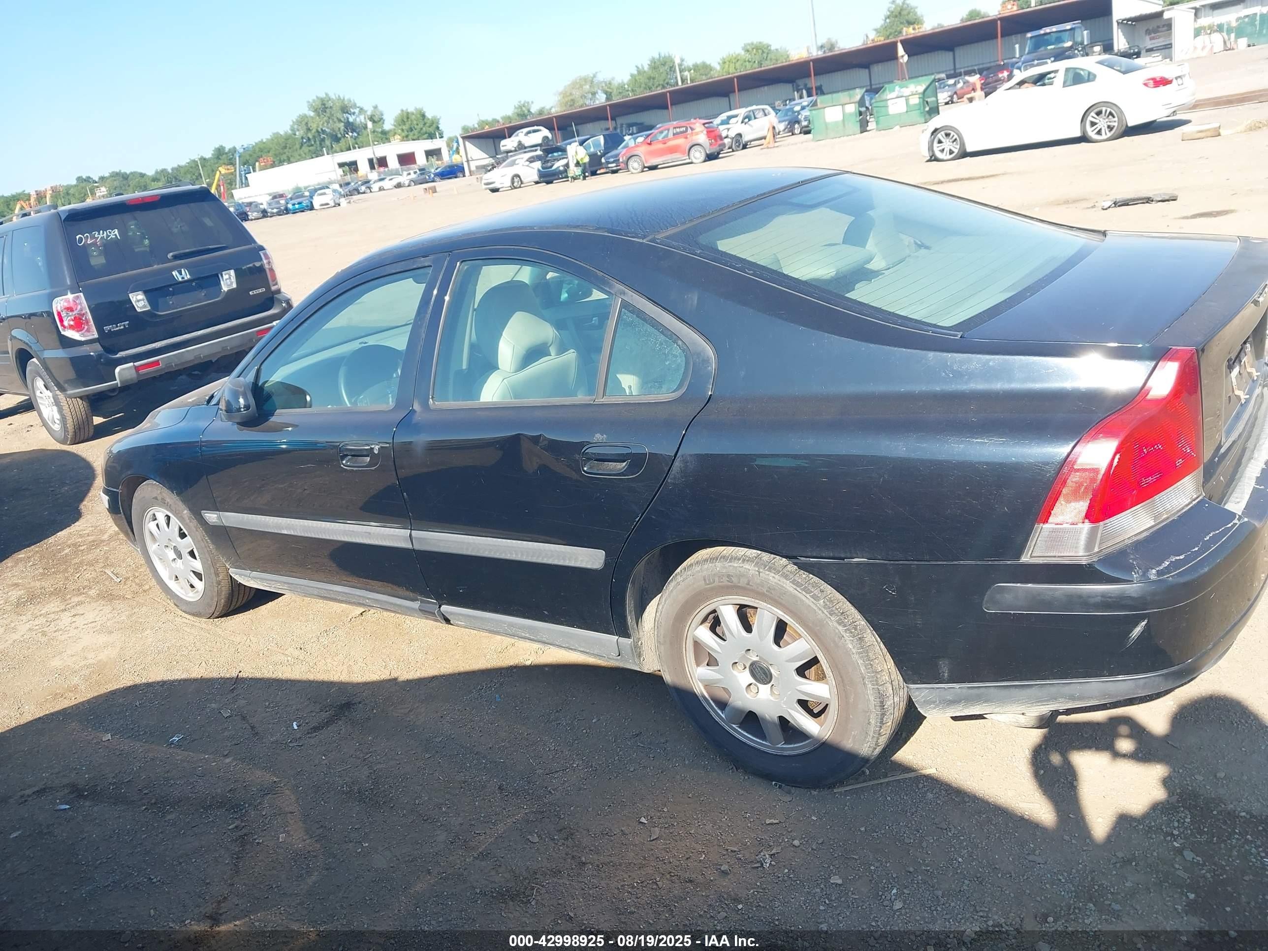 2002 Volvo S60 2.4 Черный vin: YV1RS61R722188678