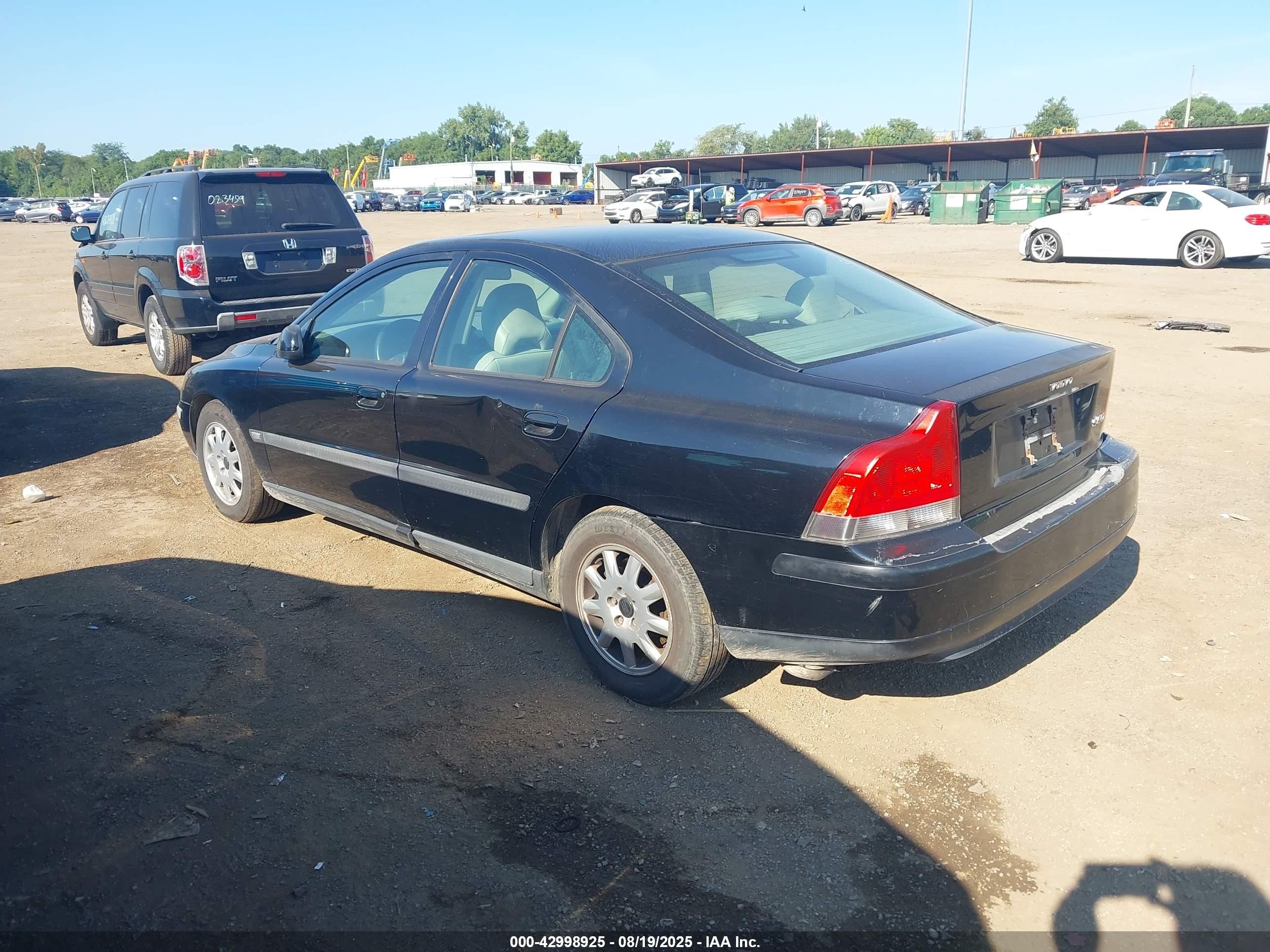 2002 Volvo S60 2.4 Черный vin: YV1RS61R722188678