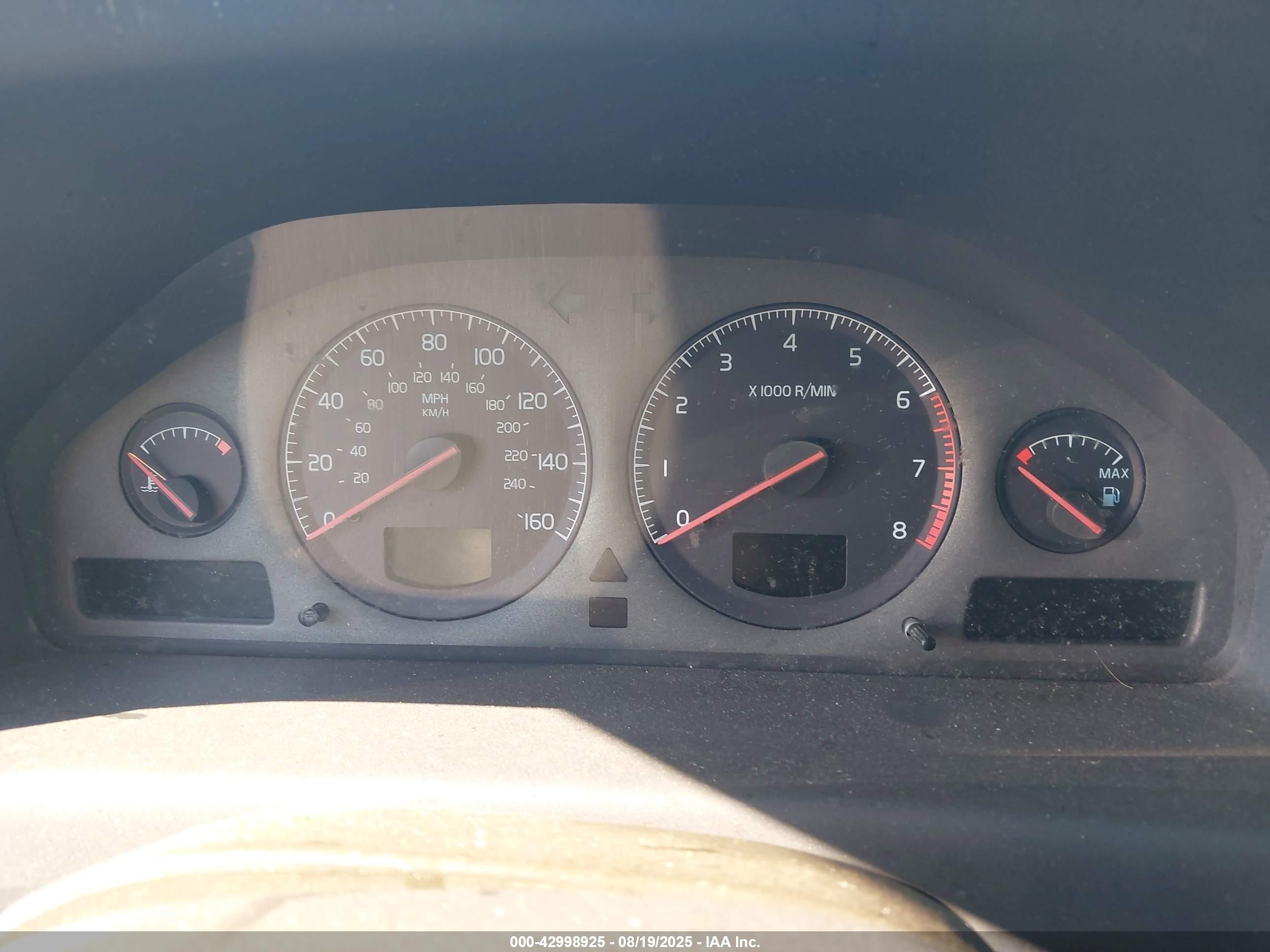 2002 Volvo S60 2.4 Черный vin: YV1RS61R722188678
