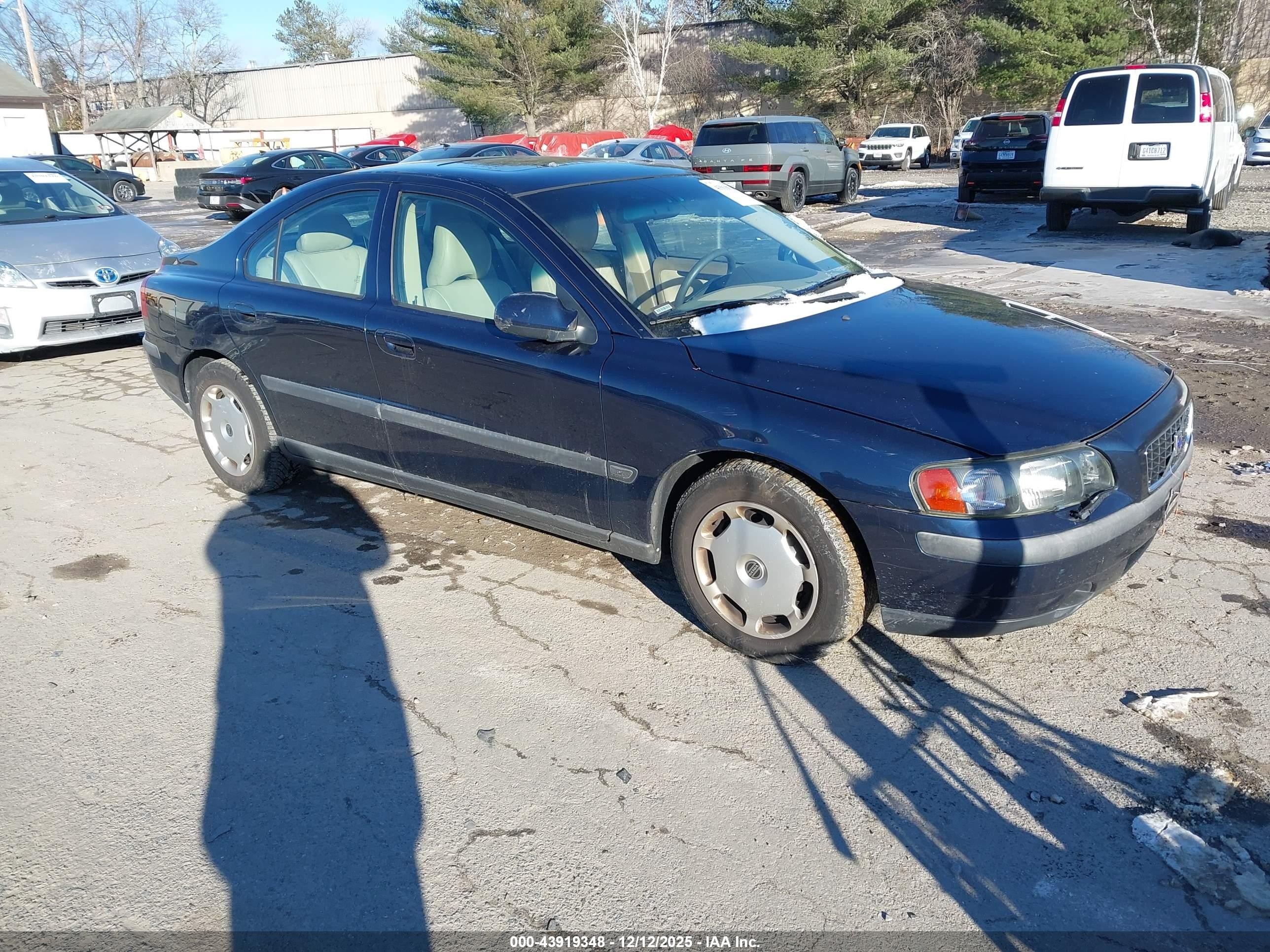 2002 Volvo S60 2.4 Dark Blue vin: YV1RS61R722198255