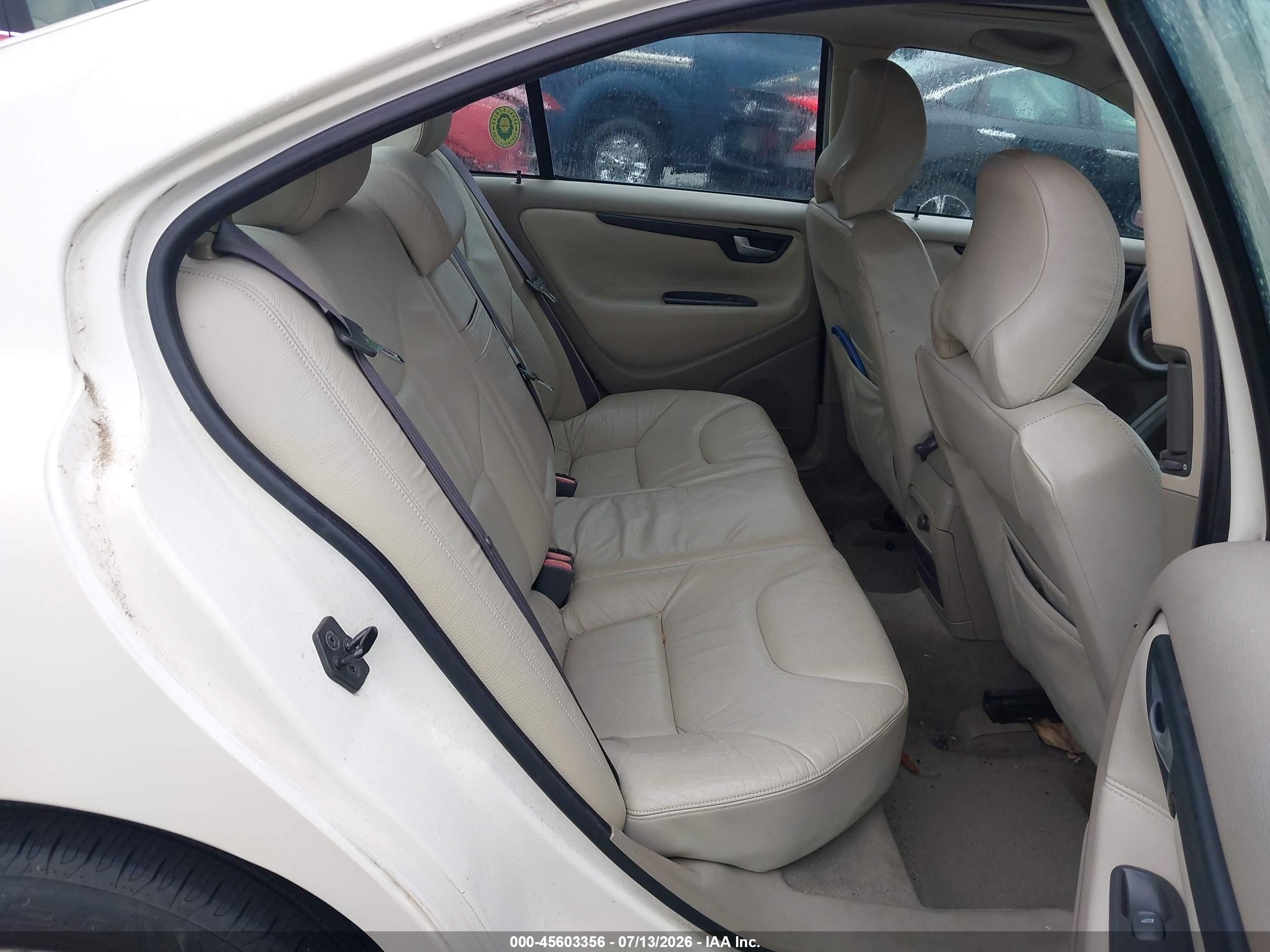 2001 Volvo S60 2.4 White vin: YV1RS61R912026646