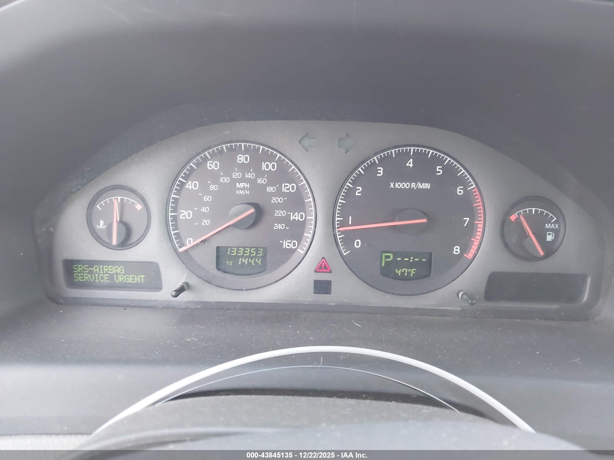 2002 Volvo S60 2.4 Silver vin: YV1RS61R922169243