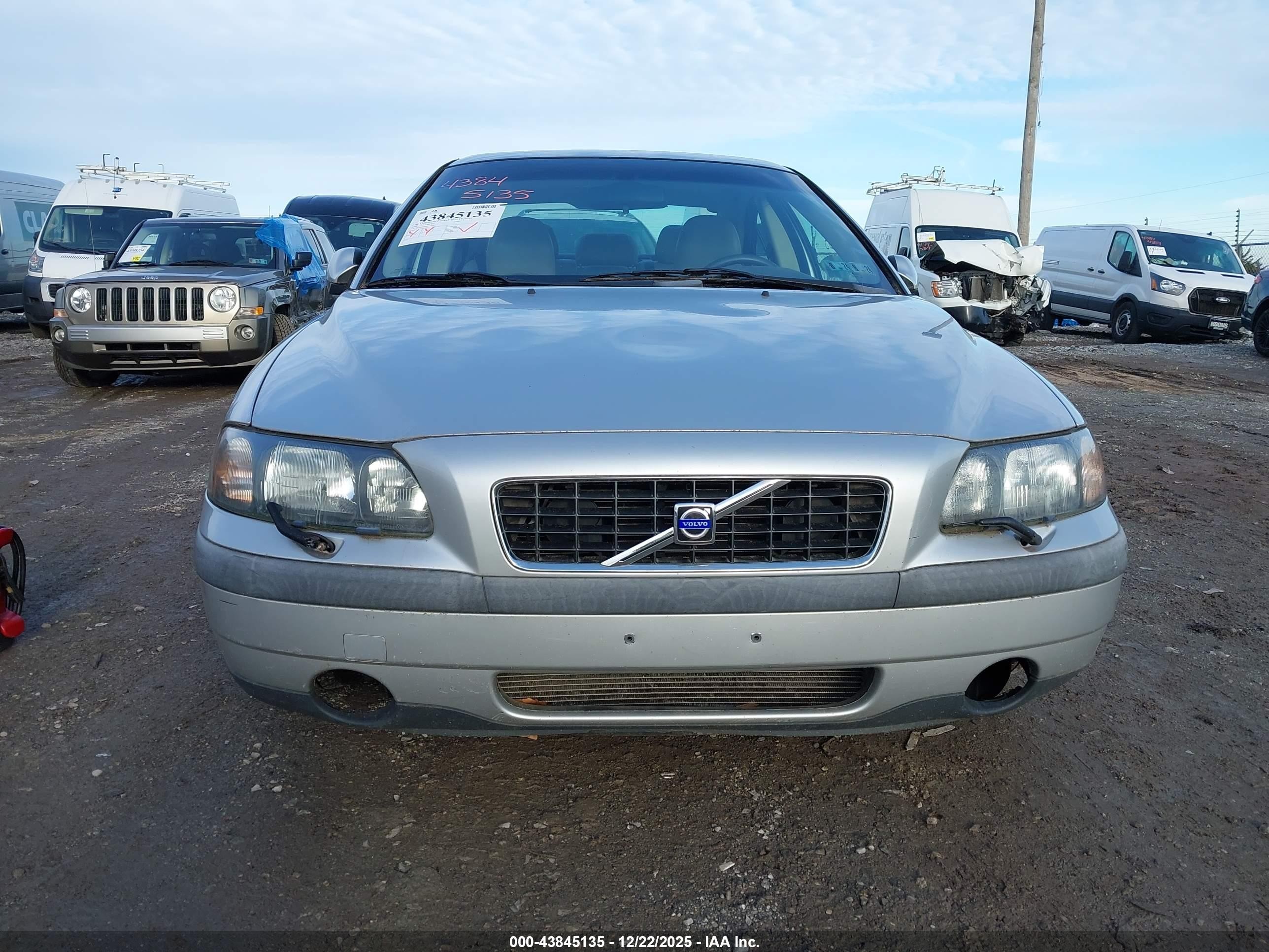 2002 Volvo S60 2.4 Silver vin: YV1RS61R922169243
