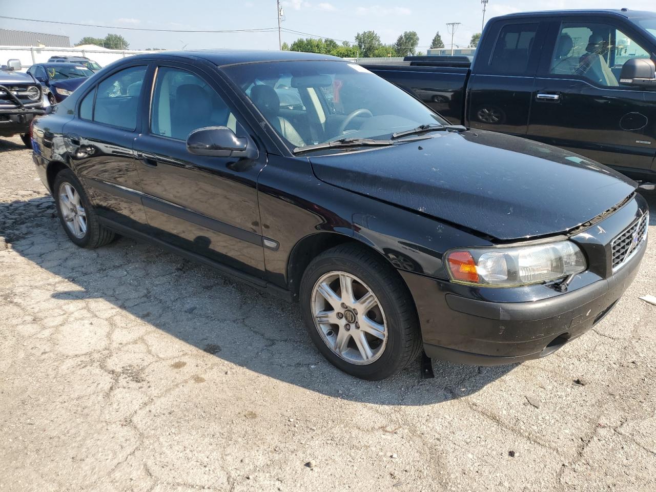 2002 Volvo S60 Черный vin: YV1RS61R922185653