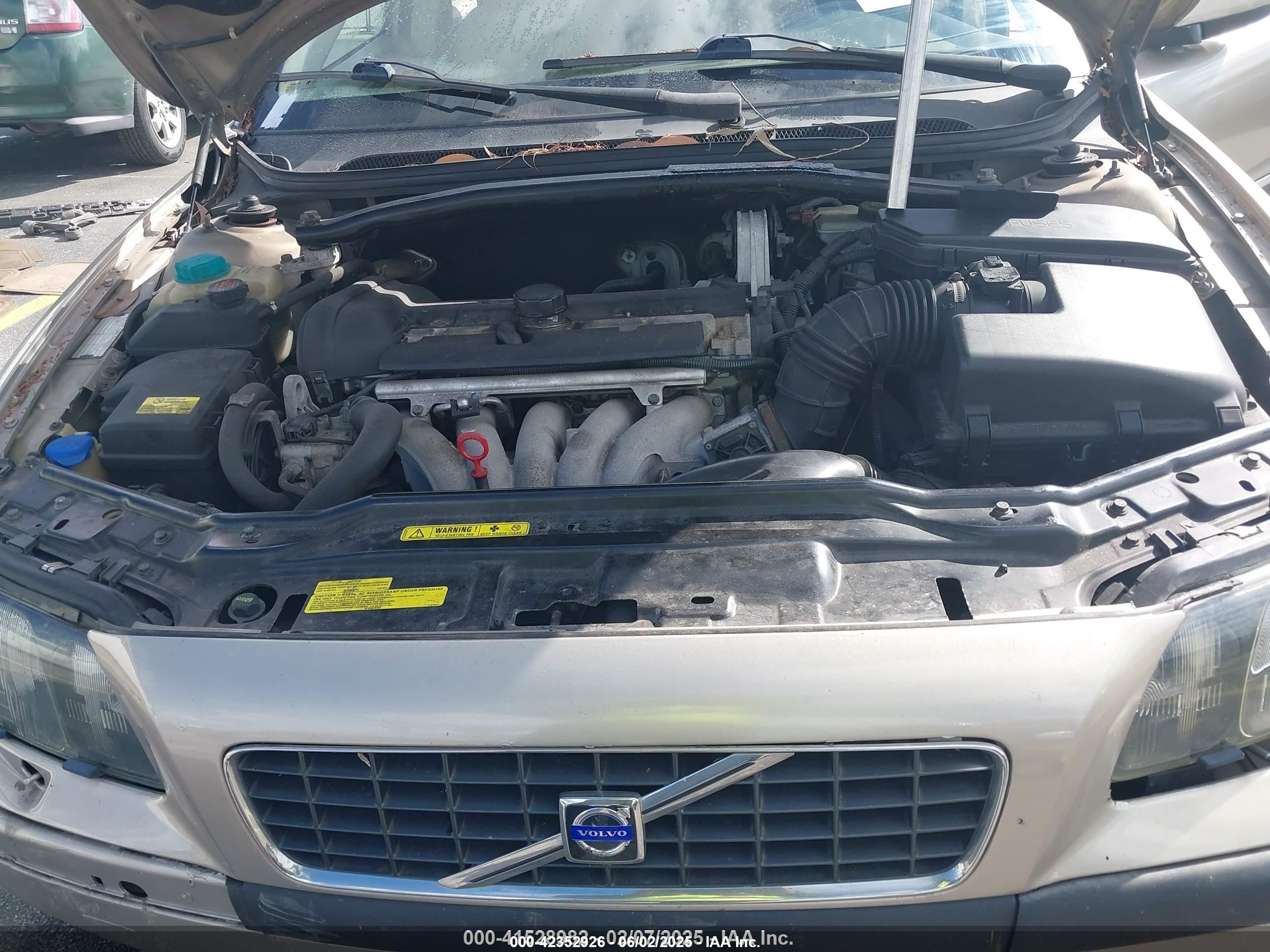 2002 Volvo S60 2.4 Beige vin: YV1RS61RX22092835