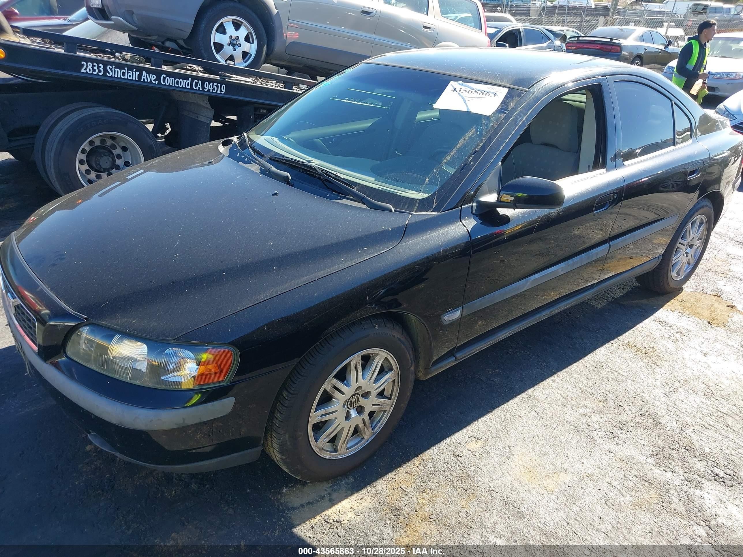 2004 Volvo S60 2.4 Black vin: YV1RS61T042369958