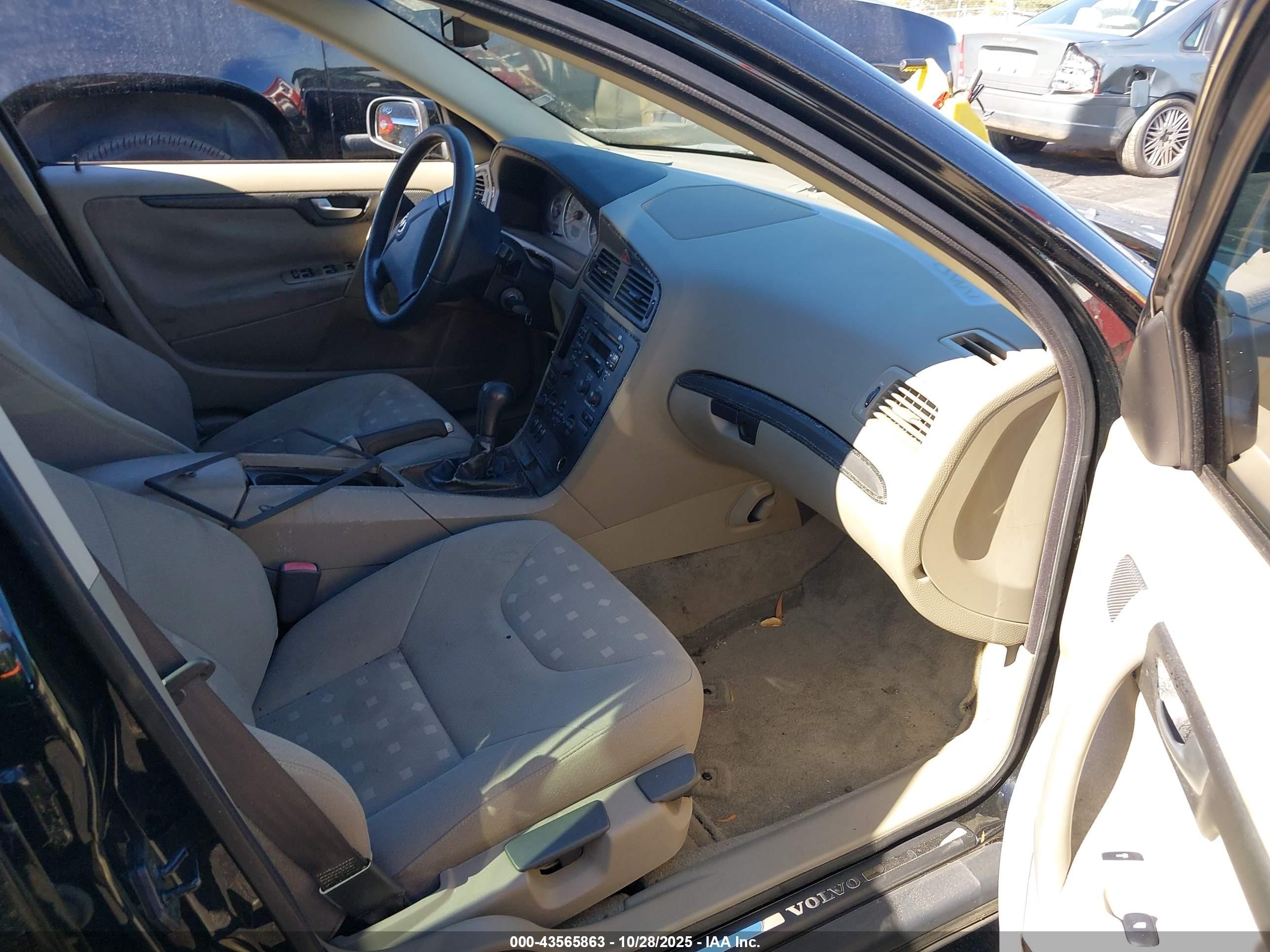 2004 Volvo S60 2.4 Black vin: YV1RS61T042369958