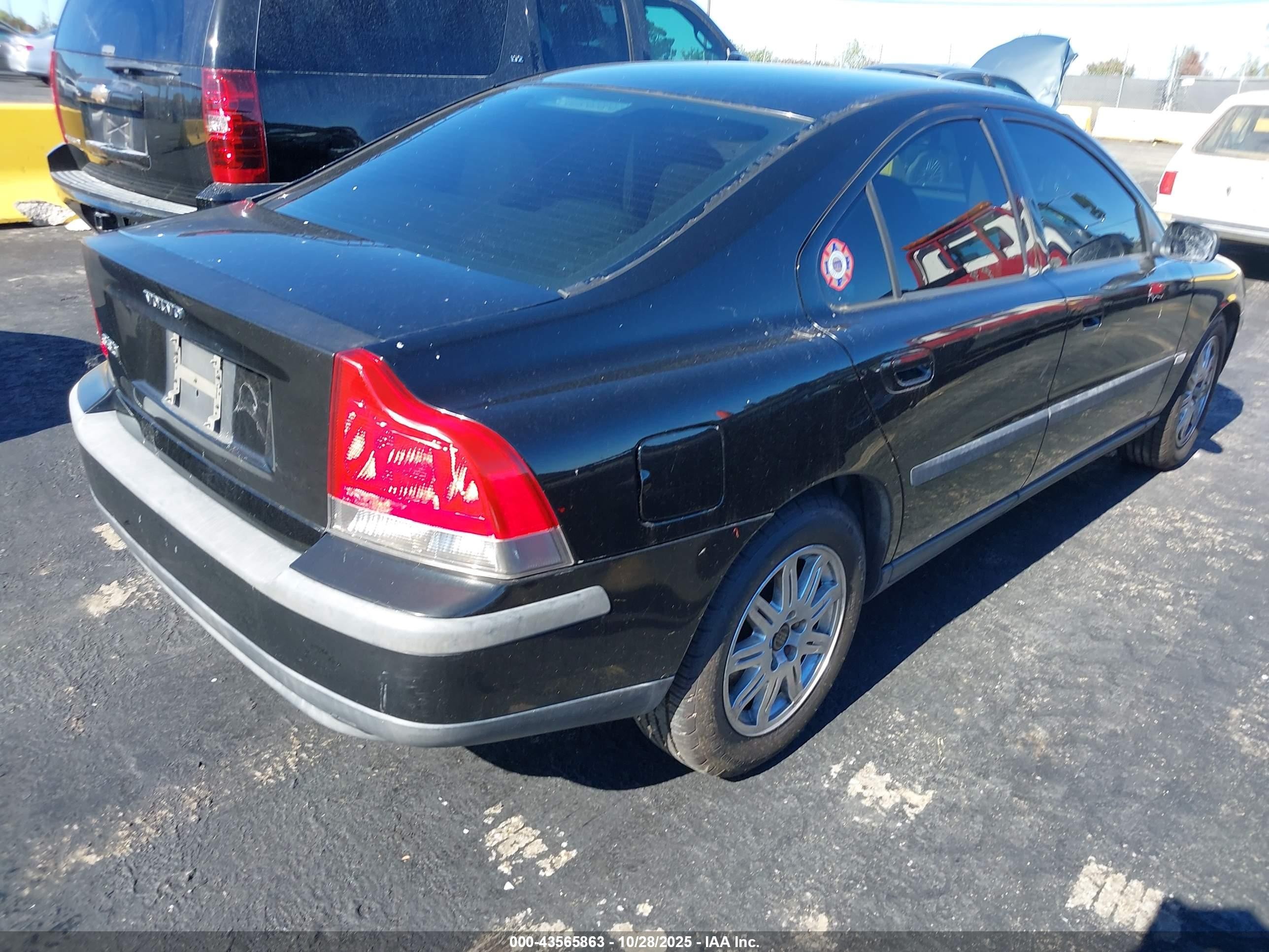 2004 Volvo S60 2.4 Black vin: YV1RS61T042369958