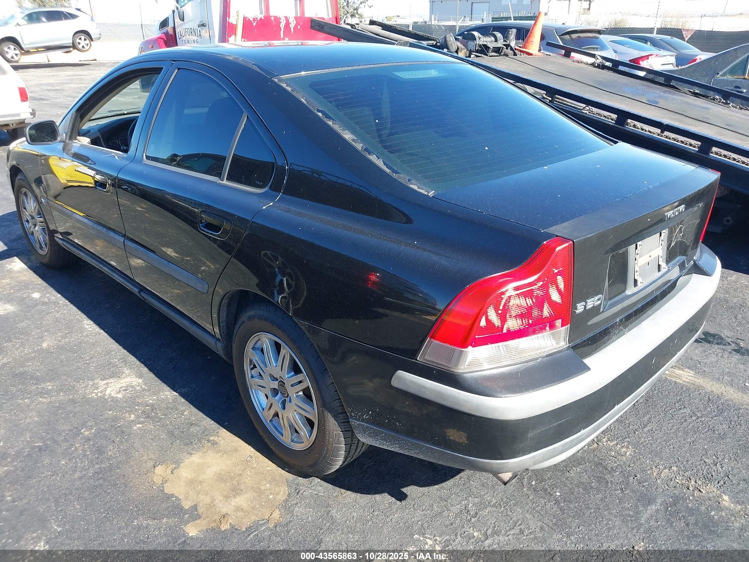 2004 Volvo S60 2.4 Black vin: YV1RS61T042369958