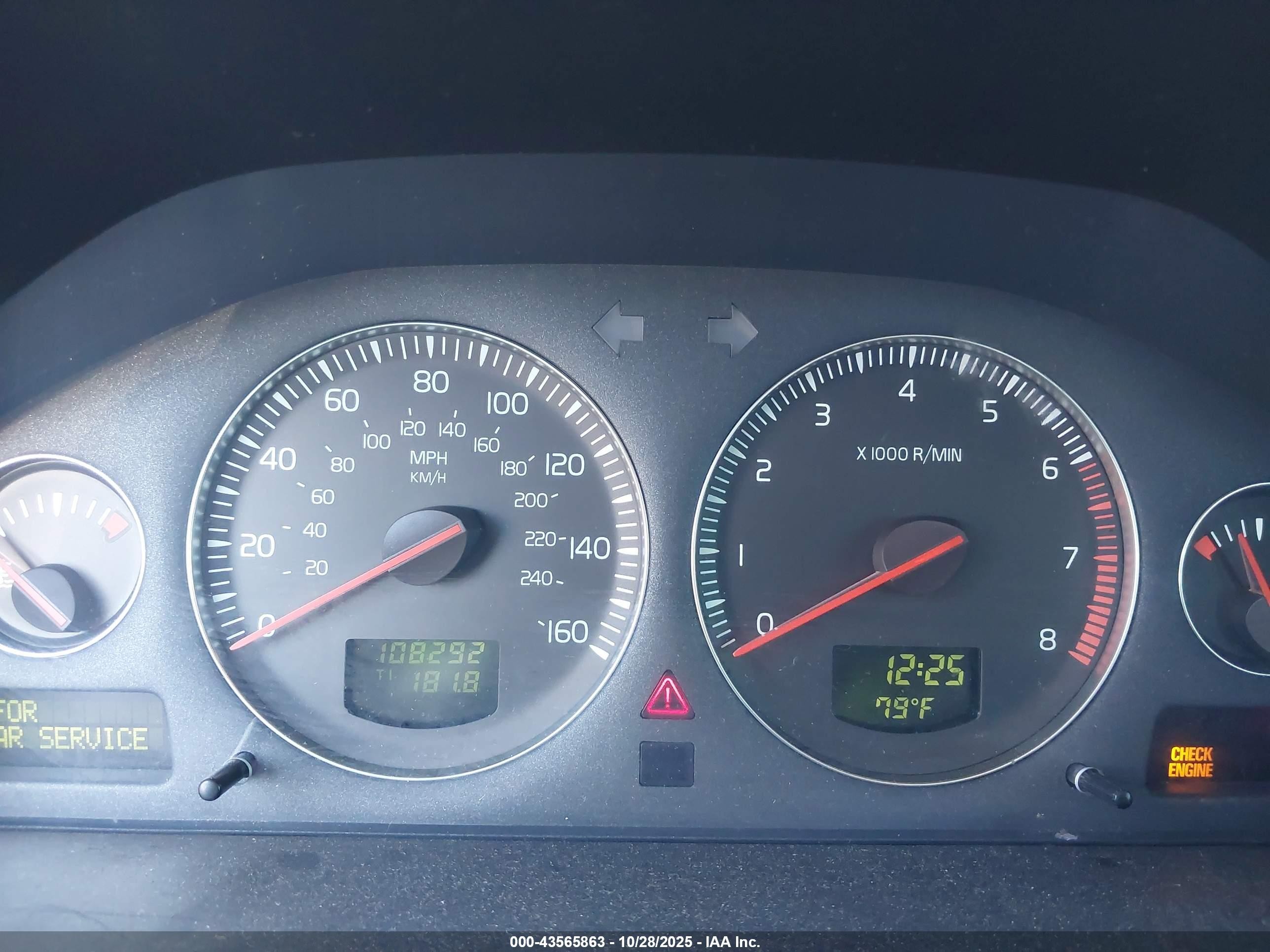 2004 Volvo S60 2.4 Black vin: YV1RS61T042369958