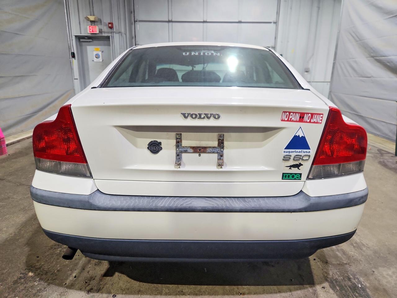 2003 Volvo S60 White vin: YV1RS61T432258411
