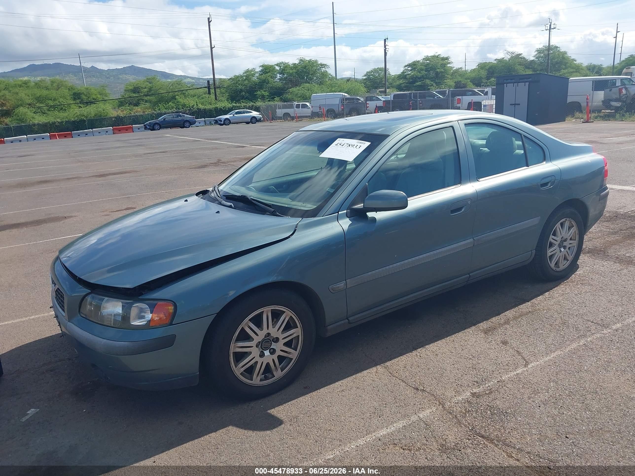 2004 Volvo S60 2.4 Синий vin: YV1RS61T442333206