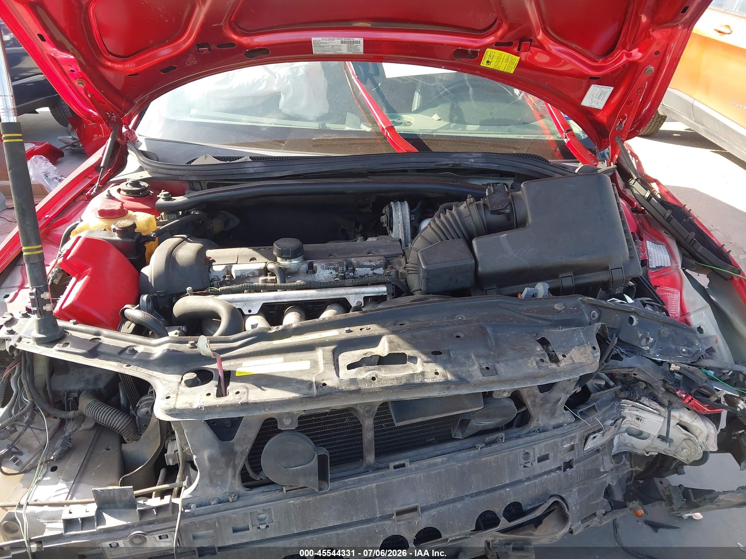 2003 Volvo S60 2.4 Red vin: YV1RS61T532279221